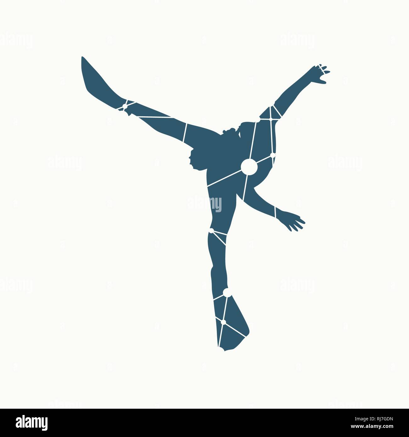 Diving sport concept Illustrazione Vettoriale