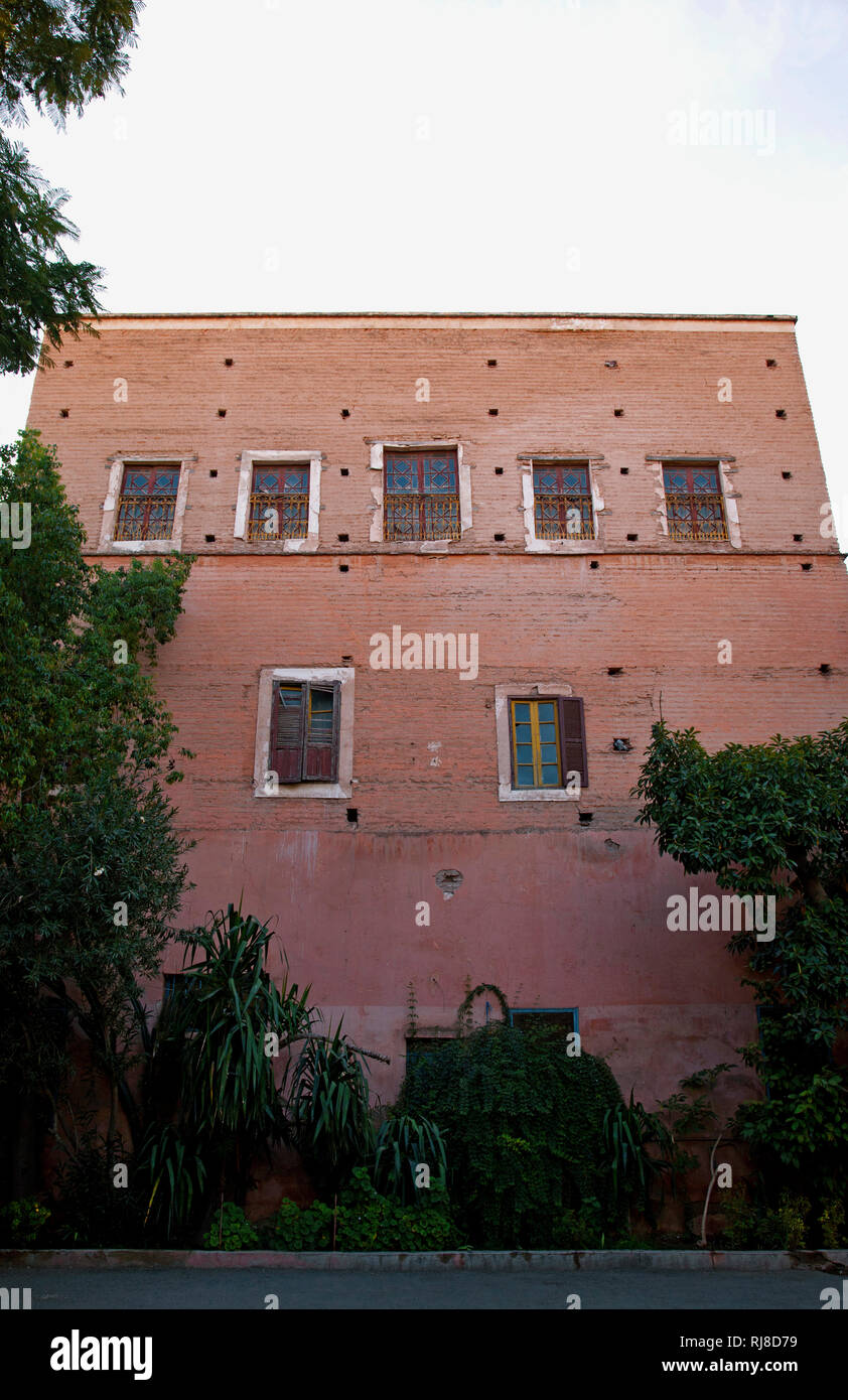 Marrakesch, Haus, Architektur, Marokko Foto Stock