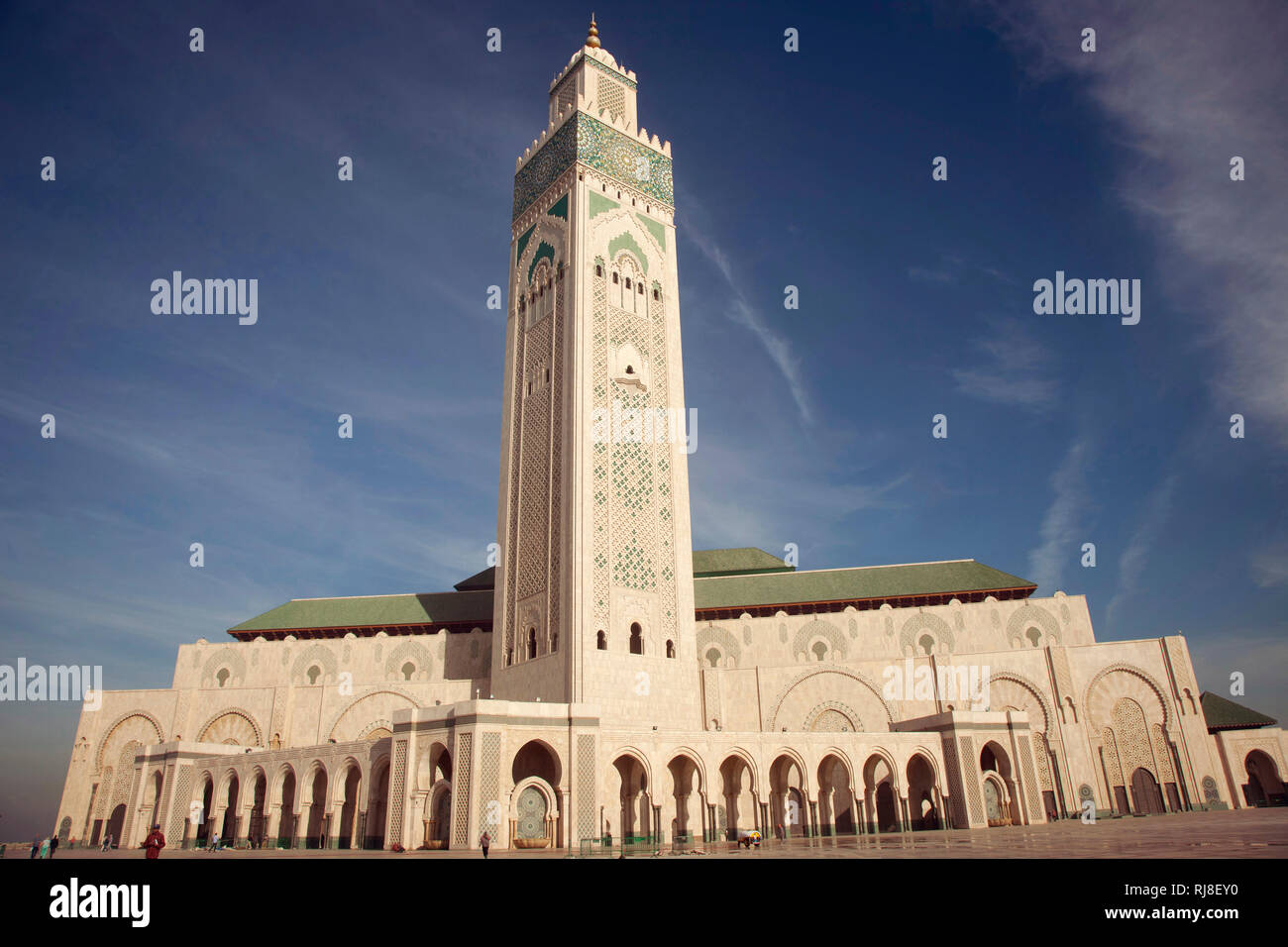 Casablanca, Hassan II.-Moschee, Architektur, Marokko Foto Stock