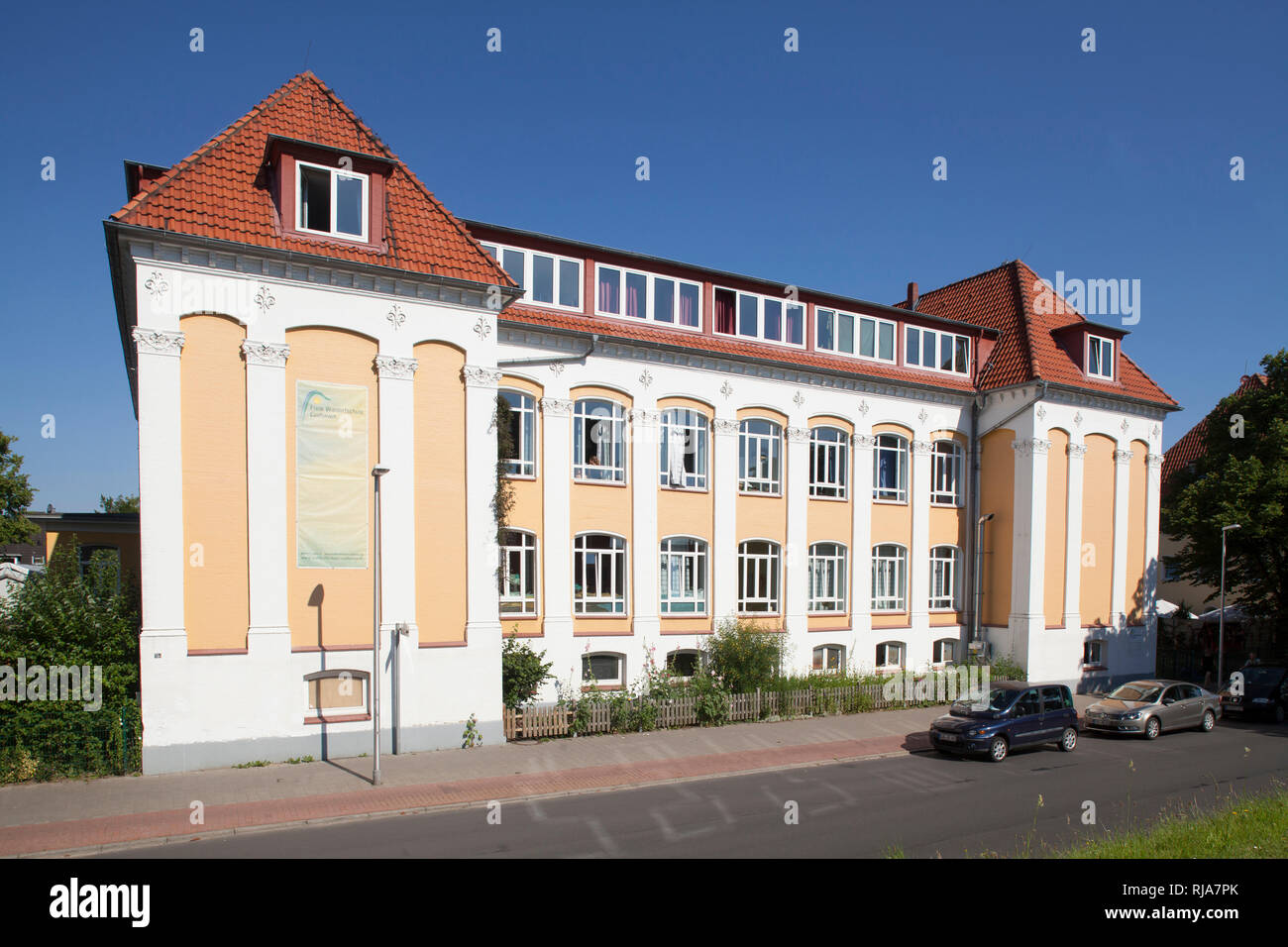 Freie Waldorfschule, Nordseeheilbad Cuxhaven, Niedersachsen, Deutschland, Europa Foto Stock