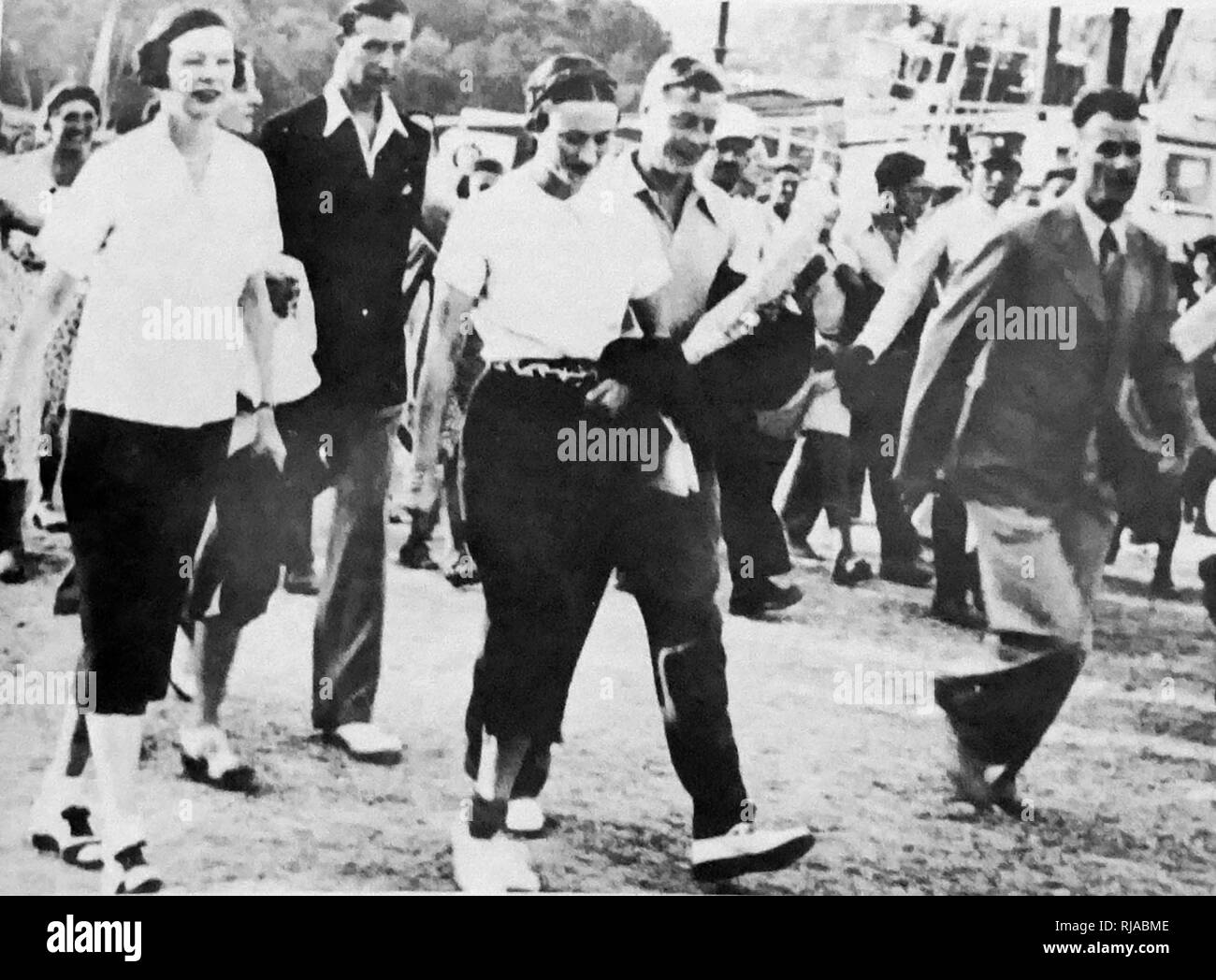 Edward Principe di Galles, con Wallis Simpson. 1935. Edward VIII (1894 - 1972) re del Regno Unito Foto Stock