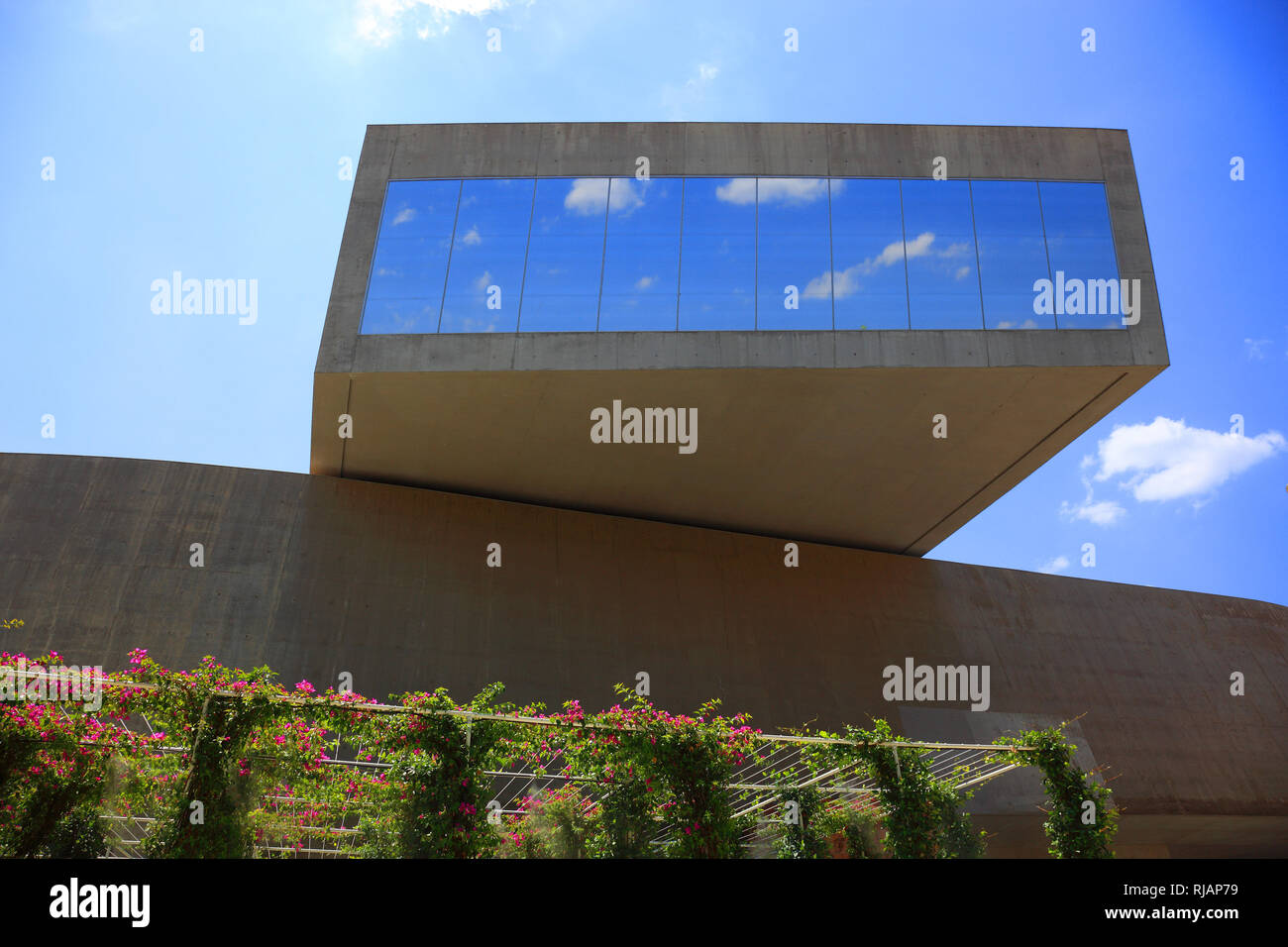 Il MAXXI, Museo nazionale delle arti del XXI secolo e il museo nazionale del XXI secolo le arti, un museo nazionale di arte contemporanea e architettura in Foto Stock