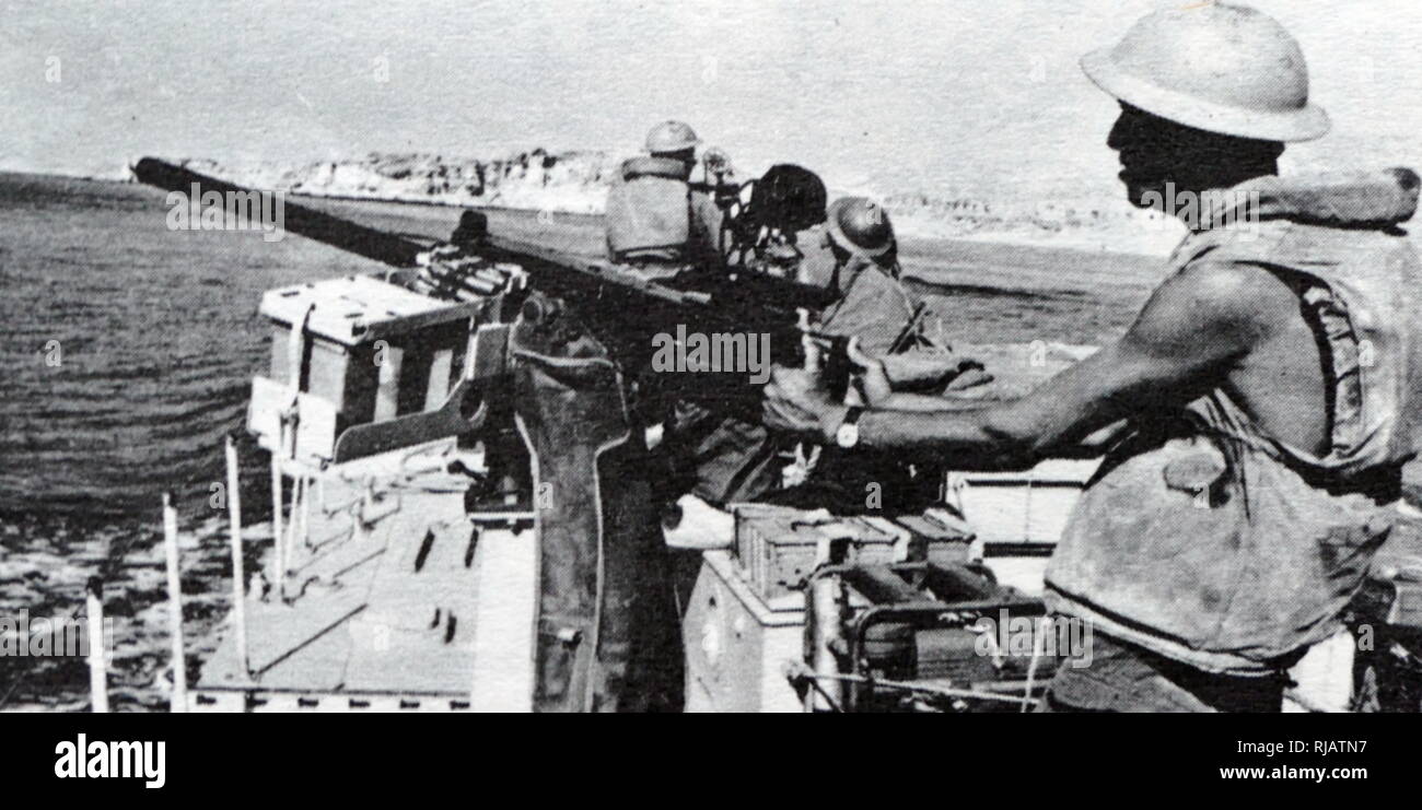Israele Navy imbarcazione di pattuglia nel Mar Rosso durante il 1967, la guerra dei sei giorni. Foto Stock