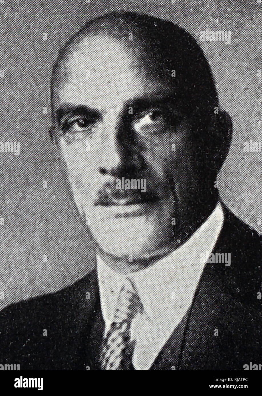 Z. D Pauli, funzionario tedesco presso il 1932 Giochi Olimpici, Los Angeles, Stati Uniti d'America Foto Stock