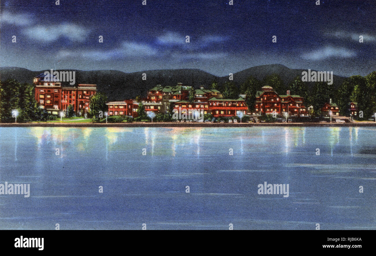 Lake Placid, N.Y., Stati Uniti d'America - Lake Placid Club Foto Stock