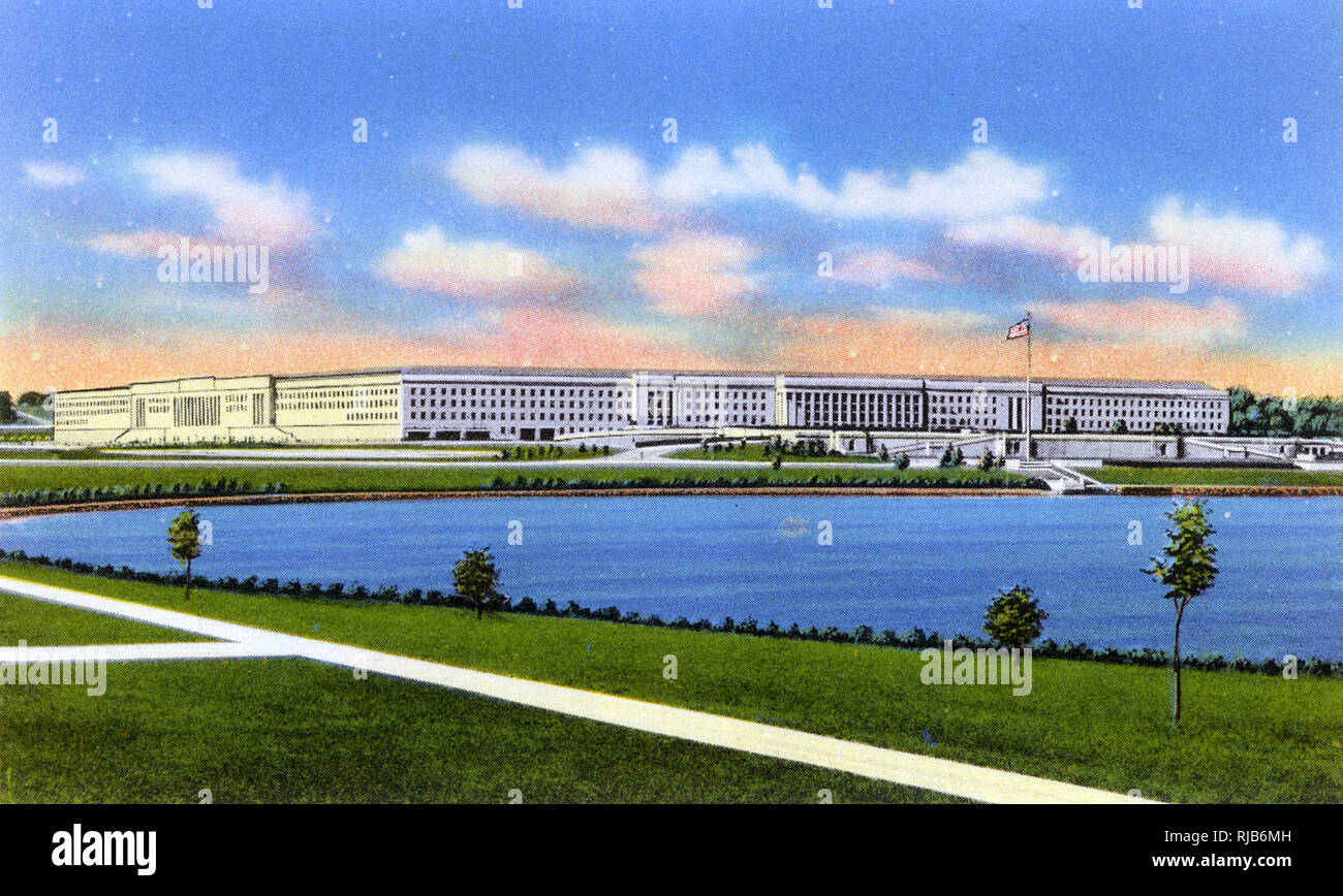 Arlington, Virginia, USA - il Pentagono Building Foto Stock