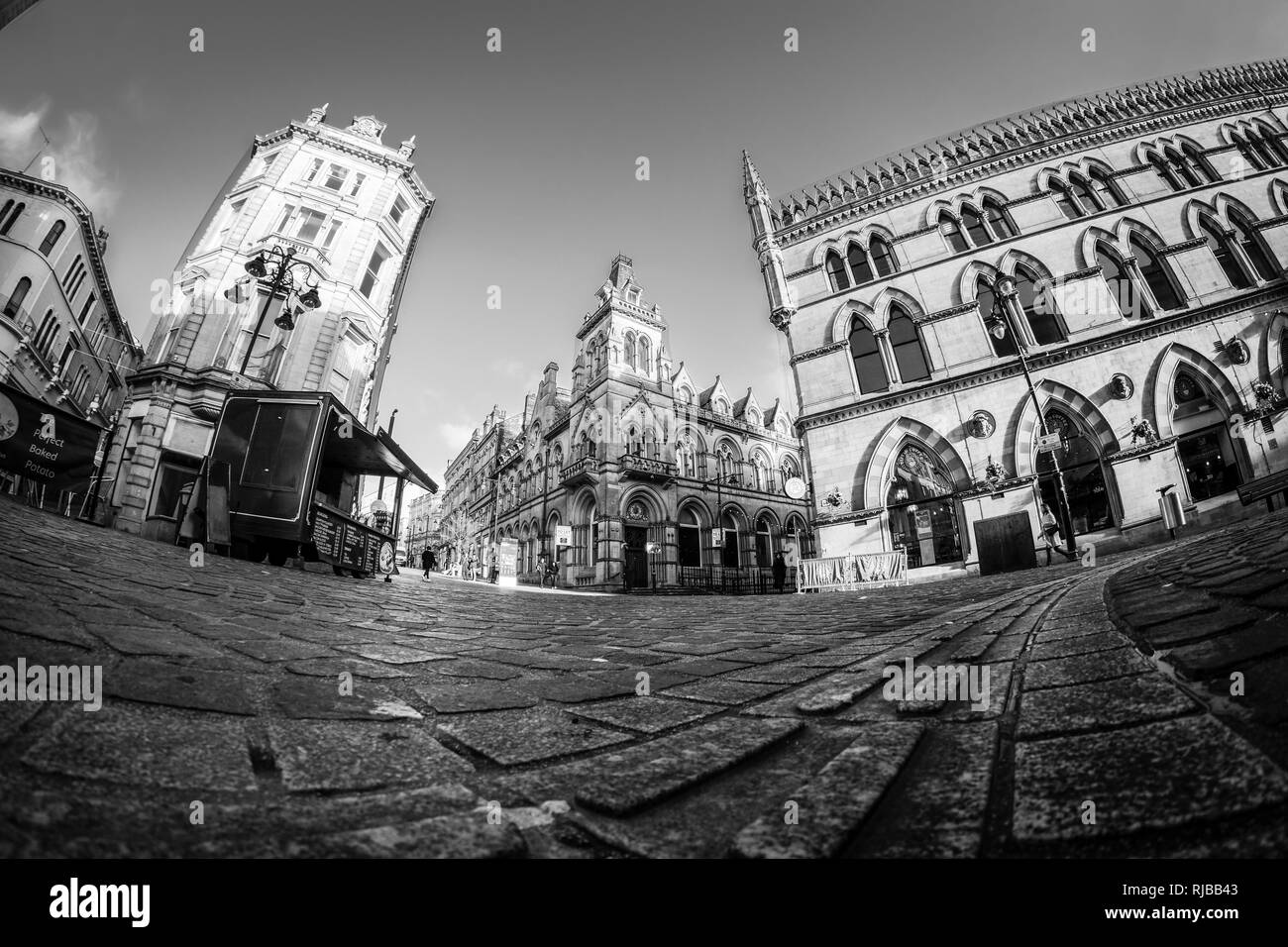 La Borsa della lana edificio, Bradford, West Yorkshire, Inghilterra. Foto Stock