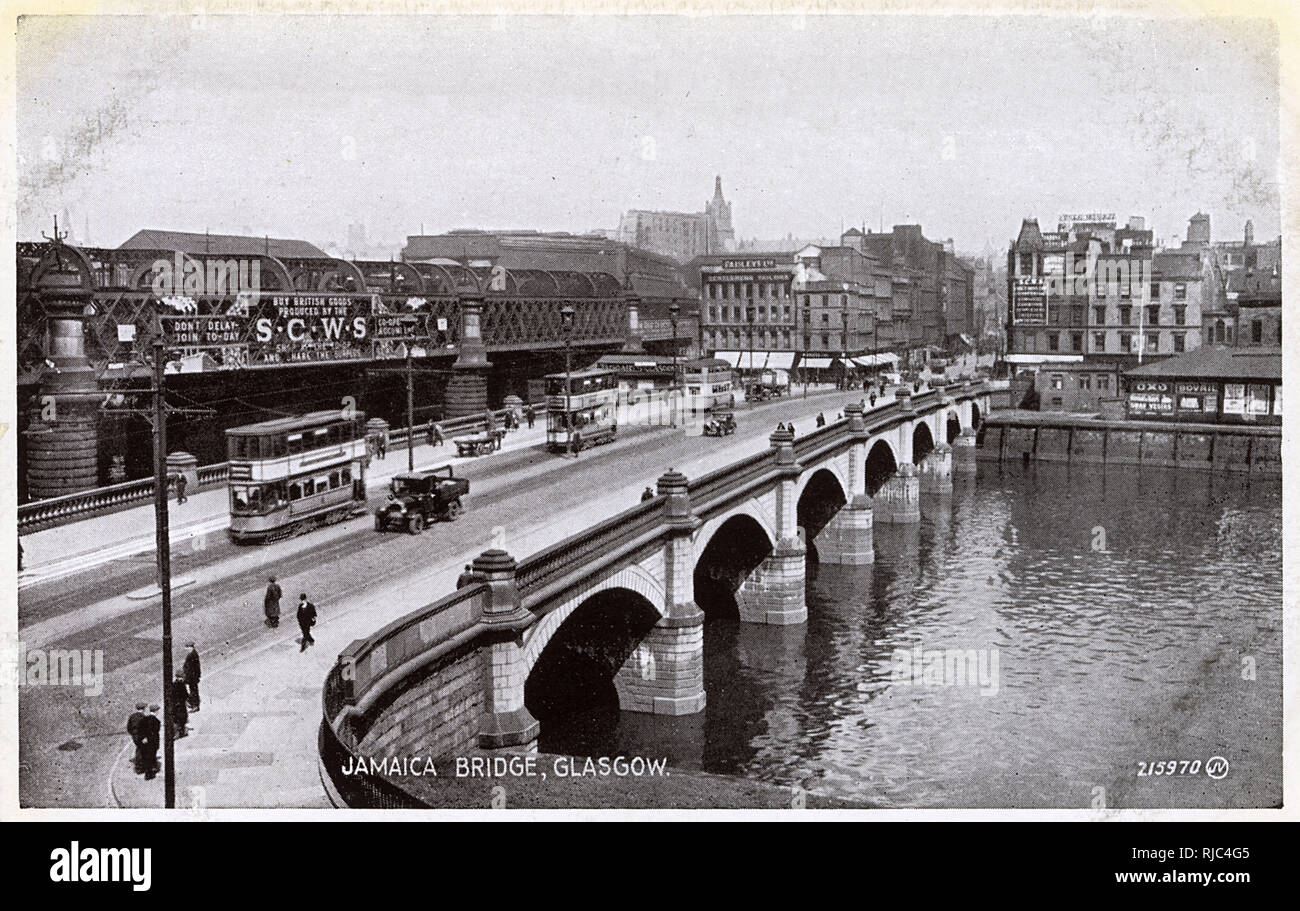 Glasgow, Scozia - Giamaica Bridge Foto Stock