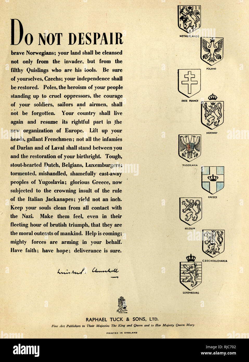 Disegno frontespizio, per Paint Book Victory, WW2 Foto Stock