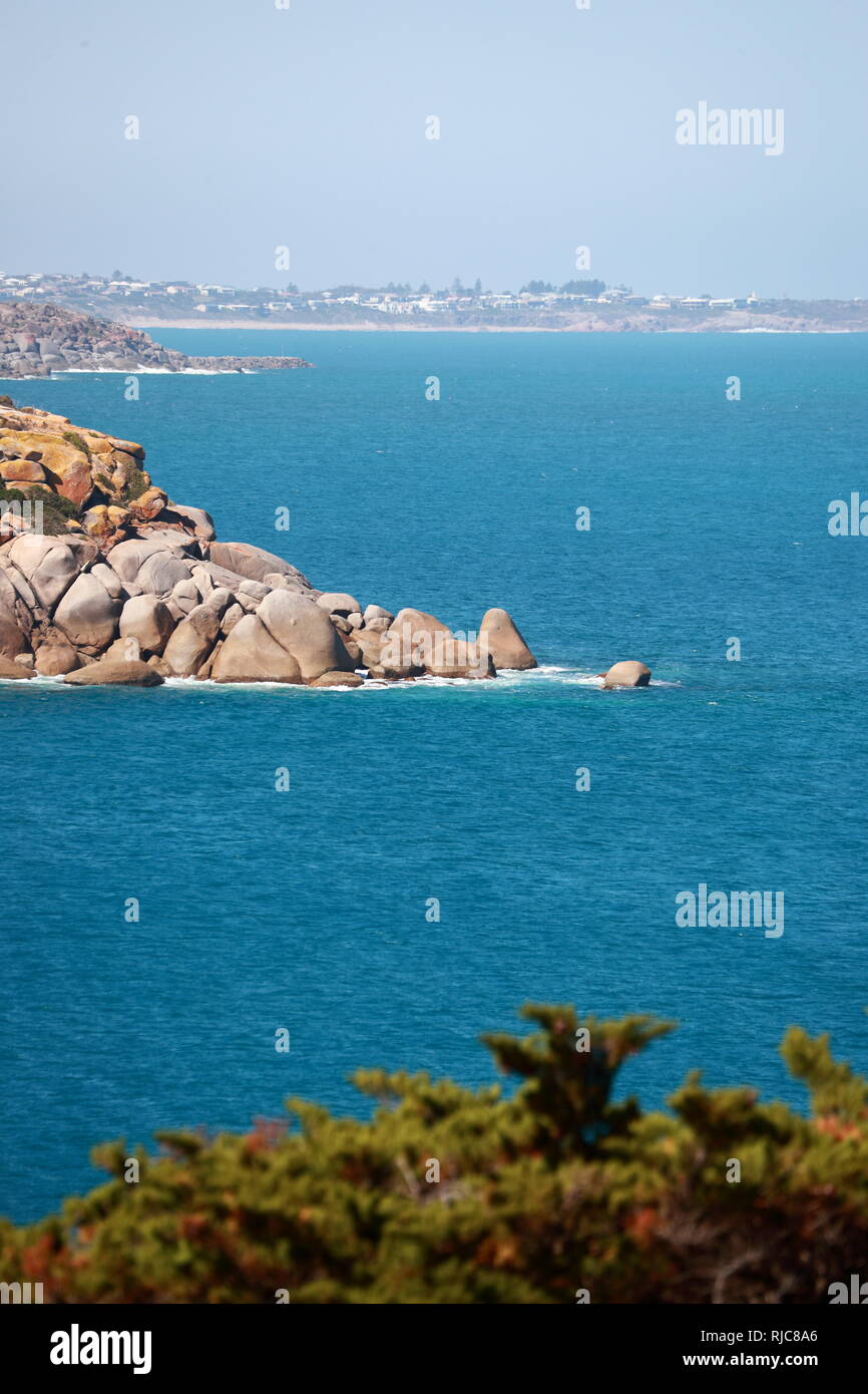 Victor Harbor panorama, Sud Australia Foto Stock