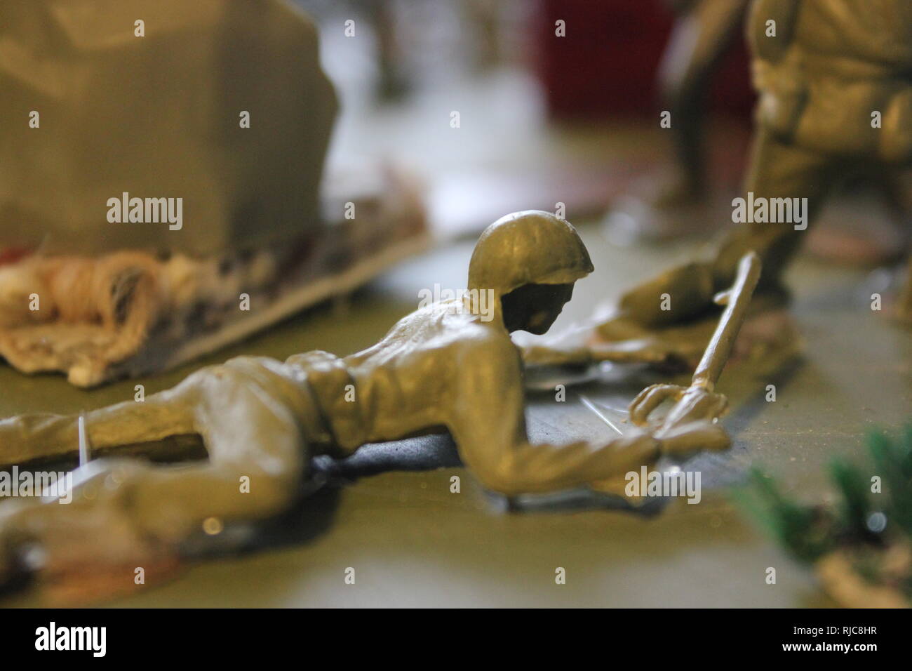 Un sesto livellatrice resa del modello del blitzkrieg invasione della Polonia della II Guerra Mondiale con soldatini. Foto Stock