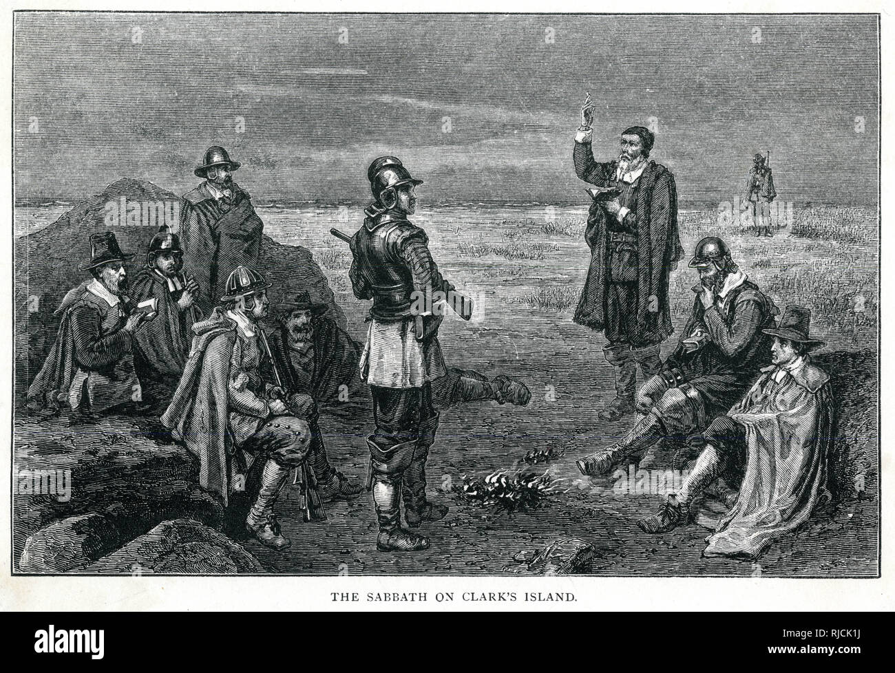 Il primo Sabbath sull'isola di Clark Foto Stock