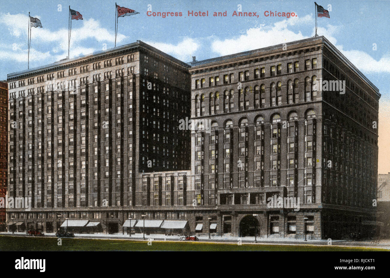 Congress Hotel and Annex, Chicago, Illinois, Stati Uniti Foto Stock