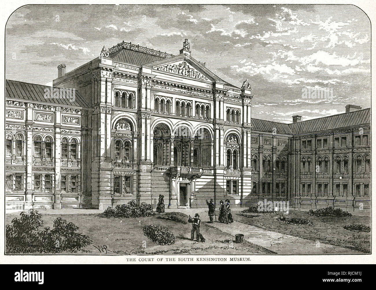 South Kensington Museum, Londra 1881 Foto Stock