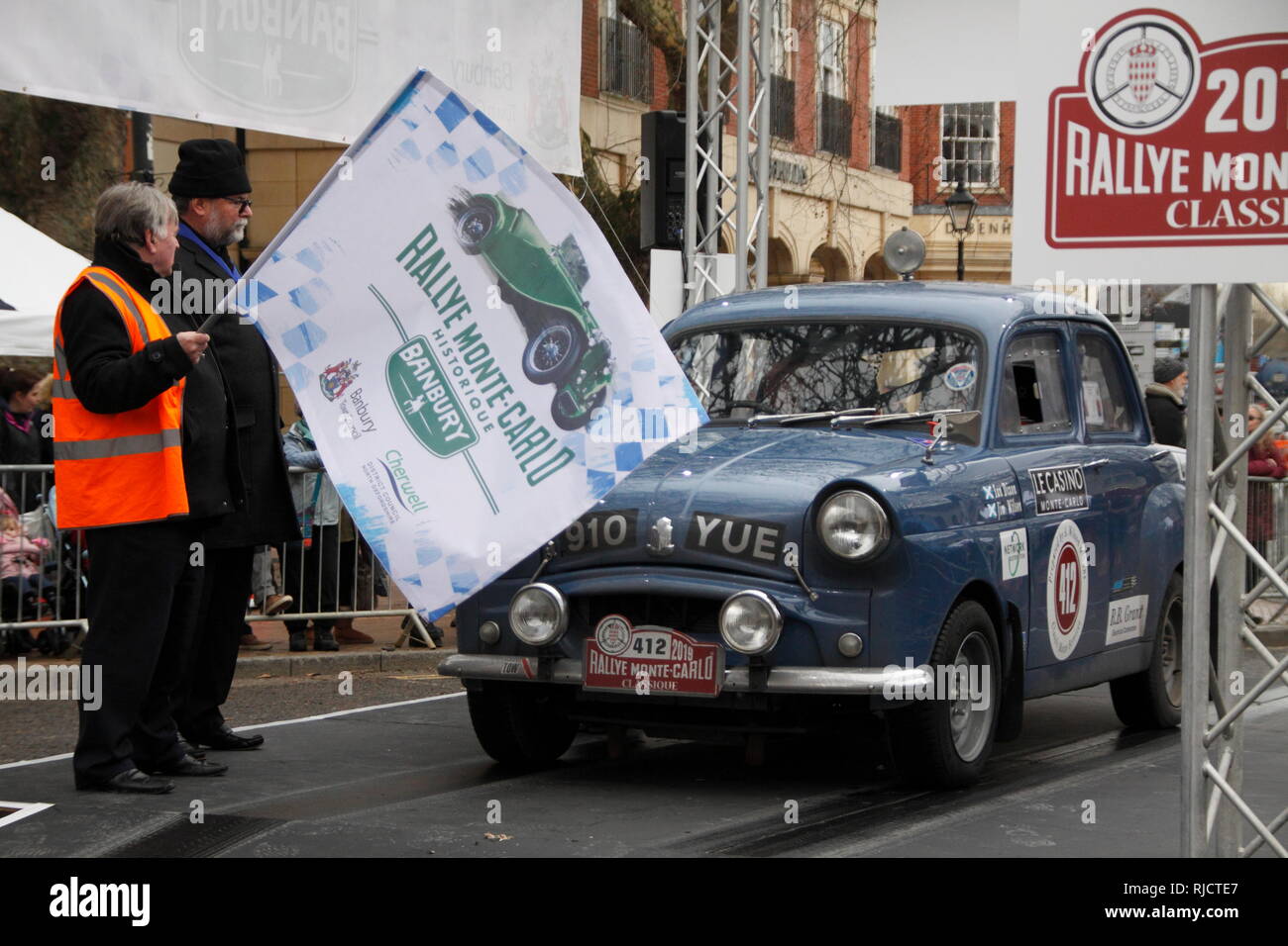 Rally di Montecarlo Banbury 2019 Foto Stock