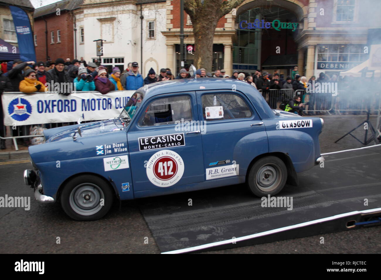 Rally di Montecarlo Banbury 2019 Foto Stock