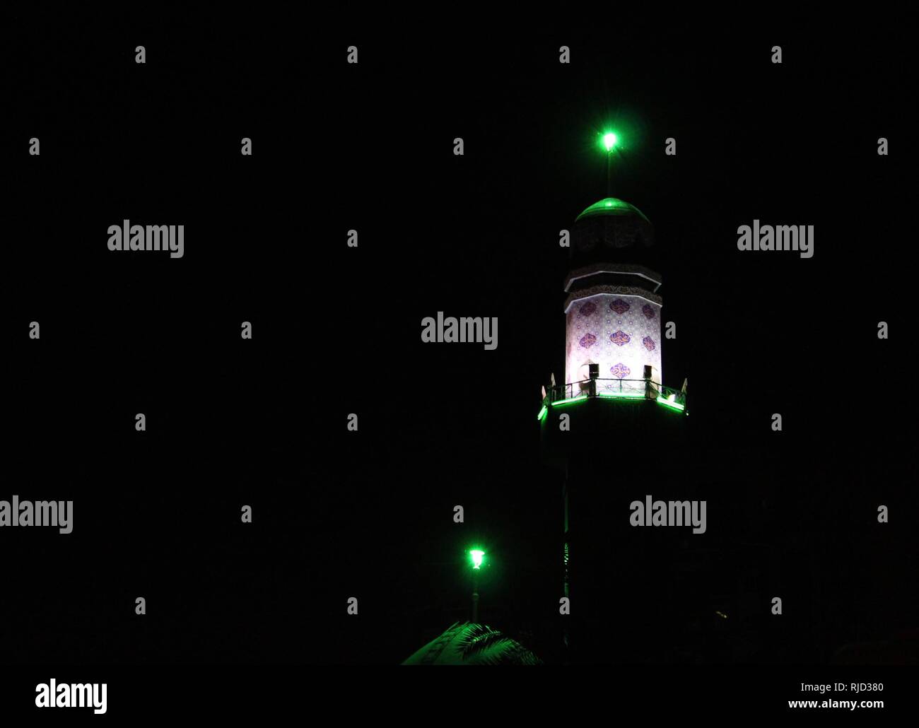 Kuwait torre faro Foto Stock