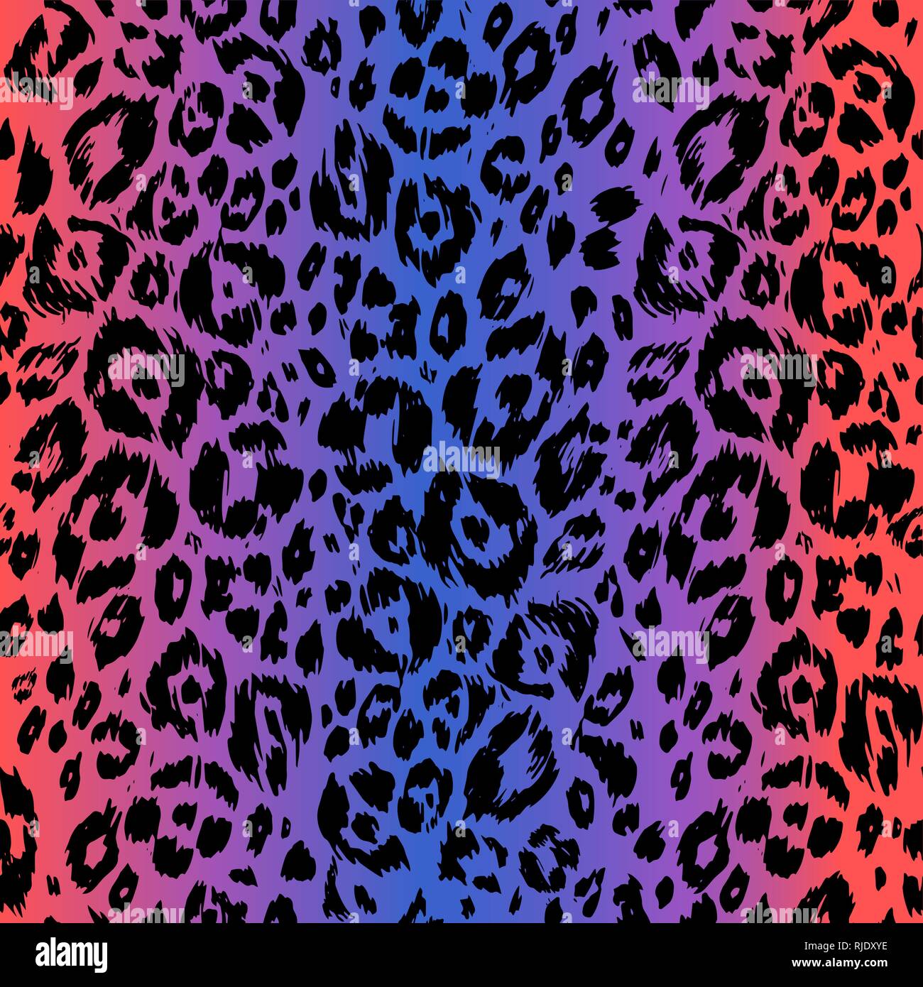 Luminoso multicolore sfondo leopard. Abstract seamless pattern. Avvistato pelle di animale Illustrazione Vettoriale