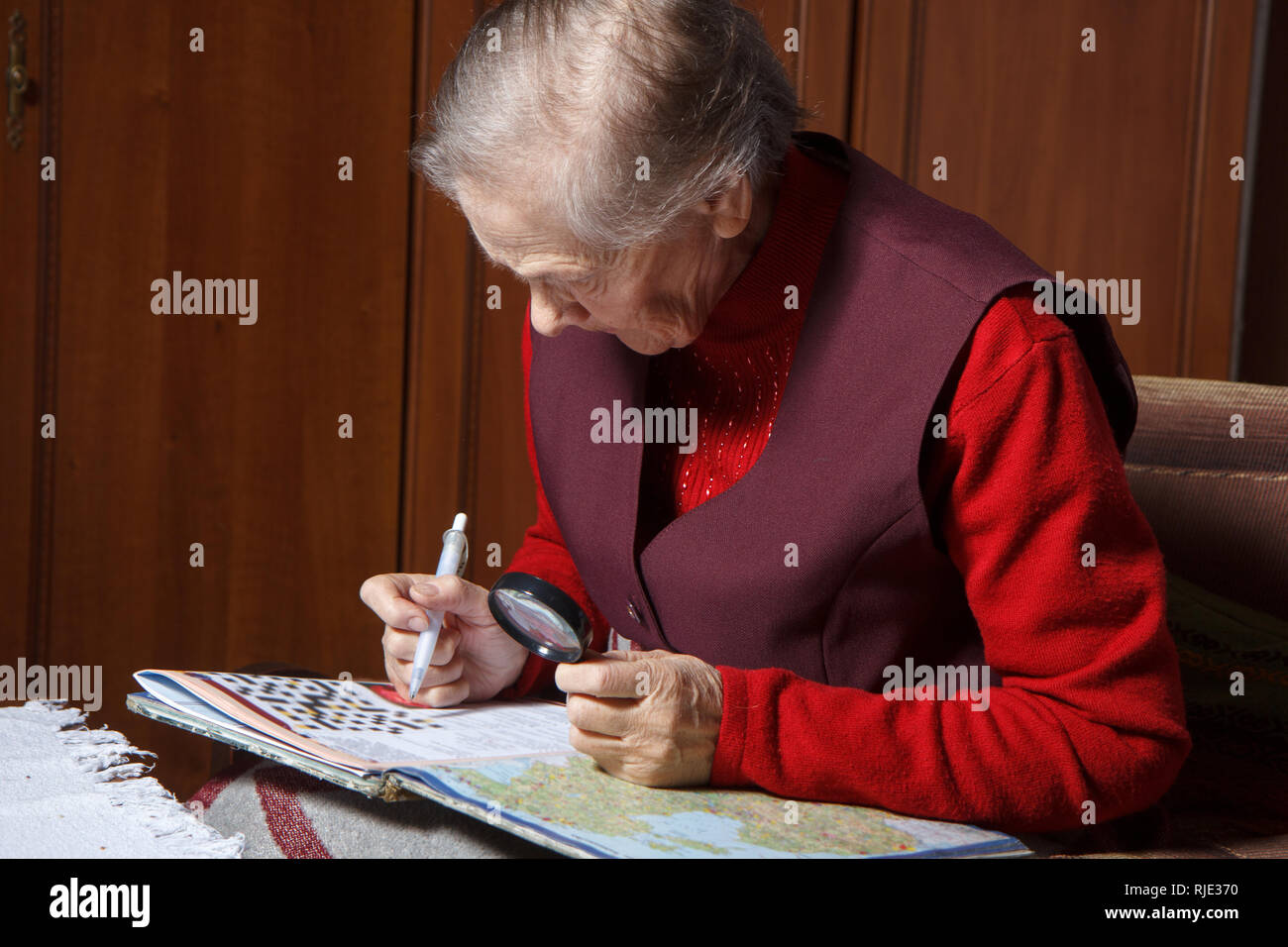 Le donne anziane rilassante Foto Stock
