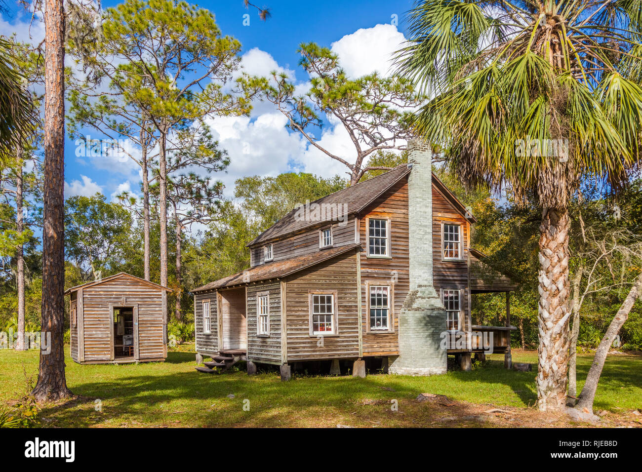 Tatum casa di Crowley Museum & Centro Natura in Sarasota Florida Foto Stock