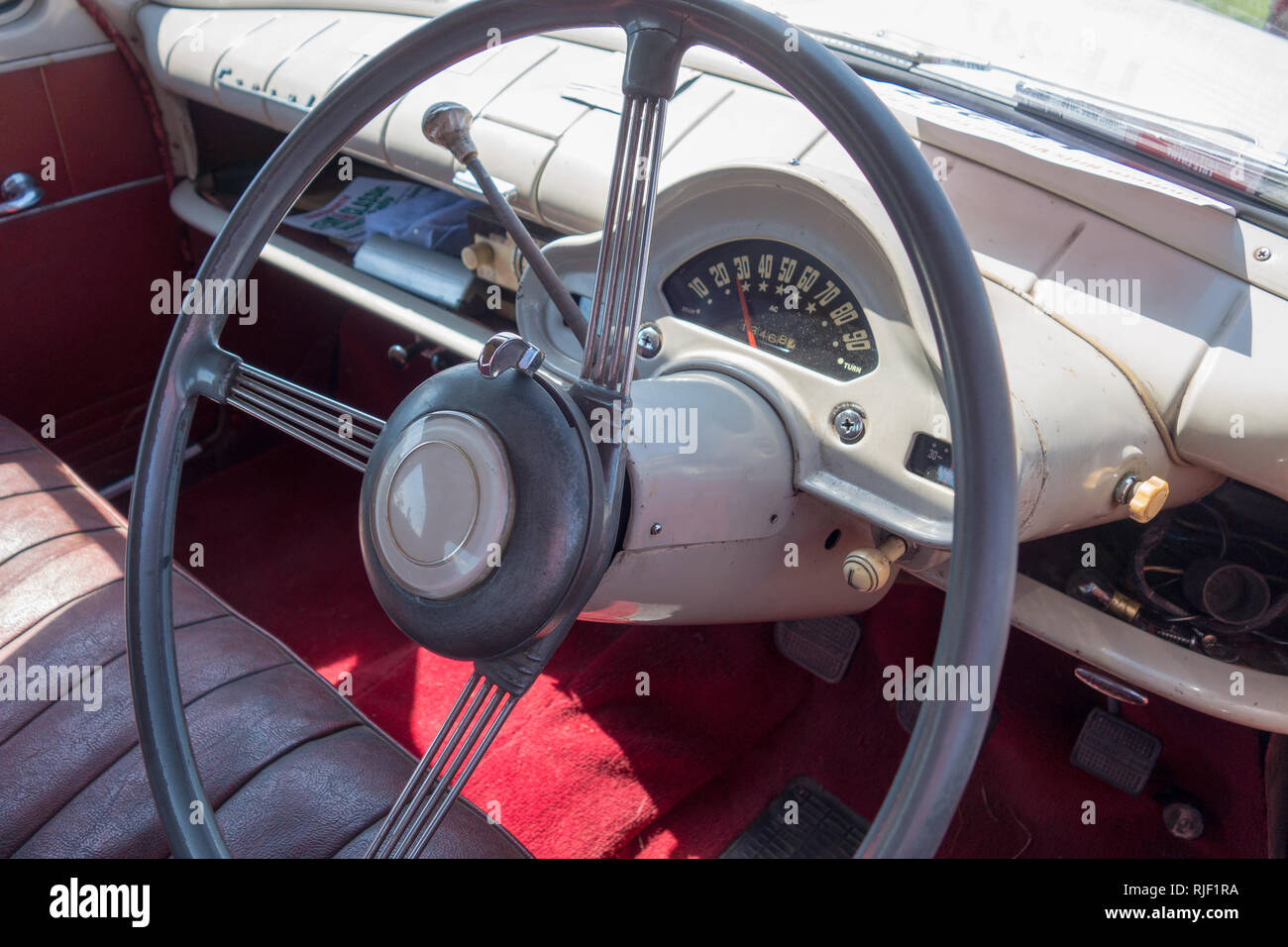 Ford Consu/Zephyr Mk1 cruscotto Foto Stock