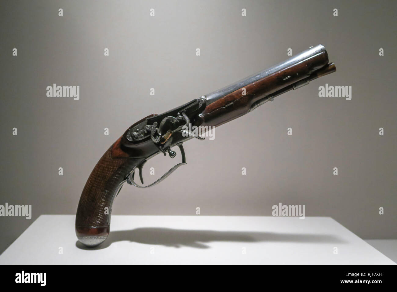 "L'arte di Londra armi da fuoco" mostra al Metropolitan Museum of Art di New York, Stati Uniti d'America Foto Stock