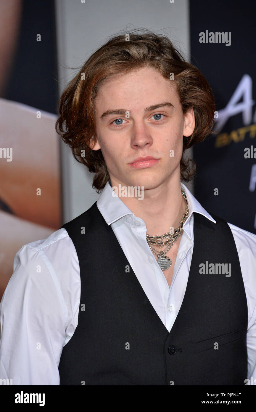 Los Angeles, Stati Uniti d'America. 05 feb 2019. La Gran Bretagna Dalton al premiere per "alita: Battle Angel' al Regency Village Theatre, Westwood. Credito Foto: Paul Smith/Alamy Live News Foto Stock