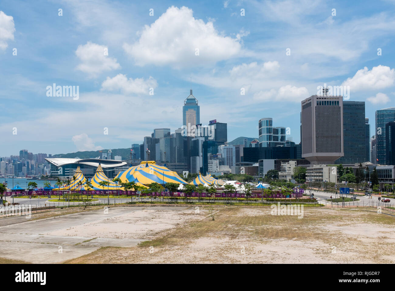 Harbourfront centrale spazio eventi di Hong Kong Foto Stock