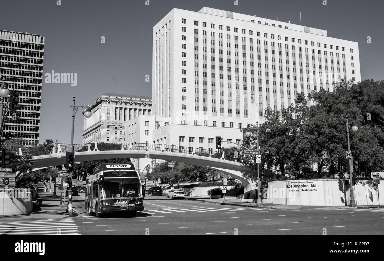 Il centro cittadino di Los Angeles Foto Stock