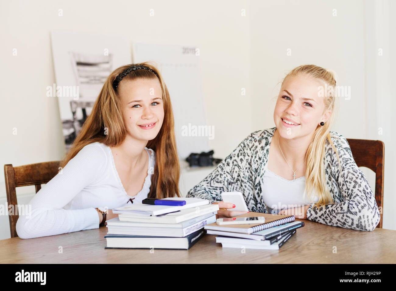 Ragazze adolescenti Foto Stock