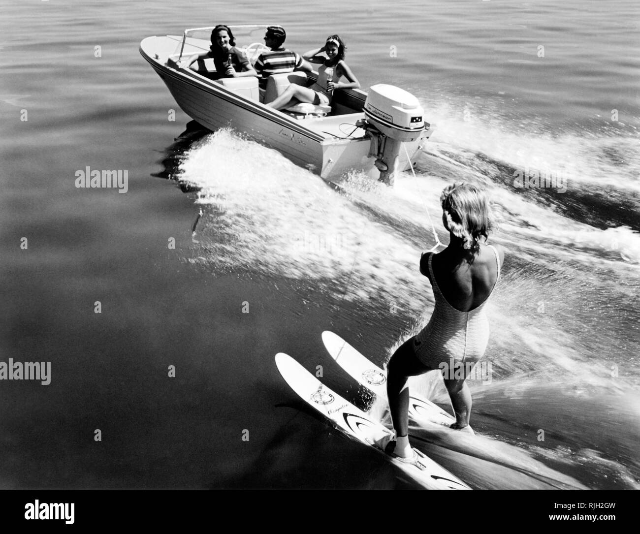 Sci d'acqua, 1963 Foto Stock