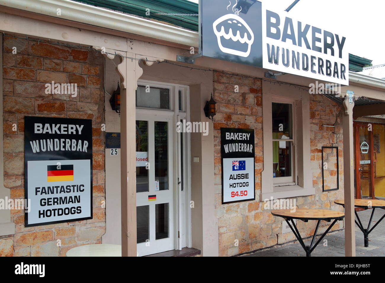 Panificio Wunderbar in Hahndorf, Sud Australia Foto Stock