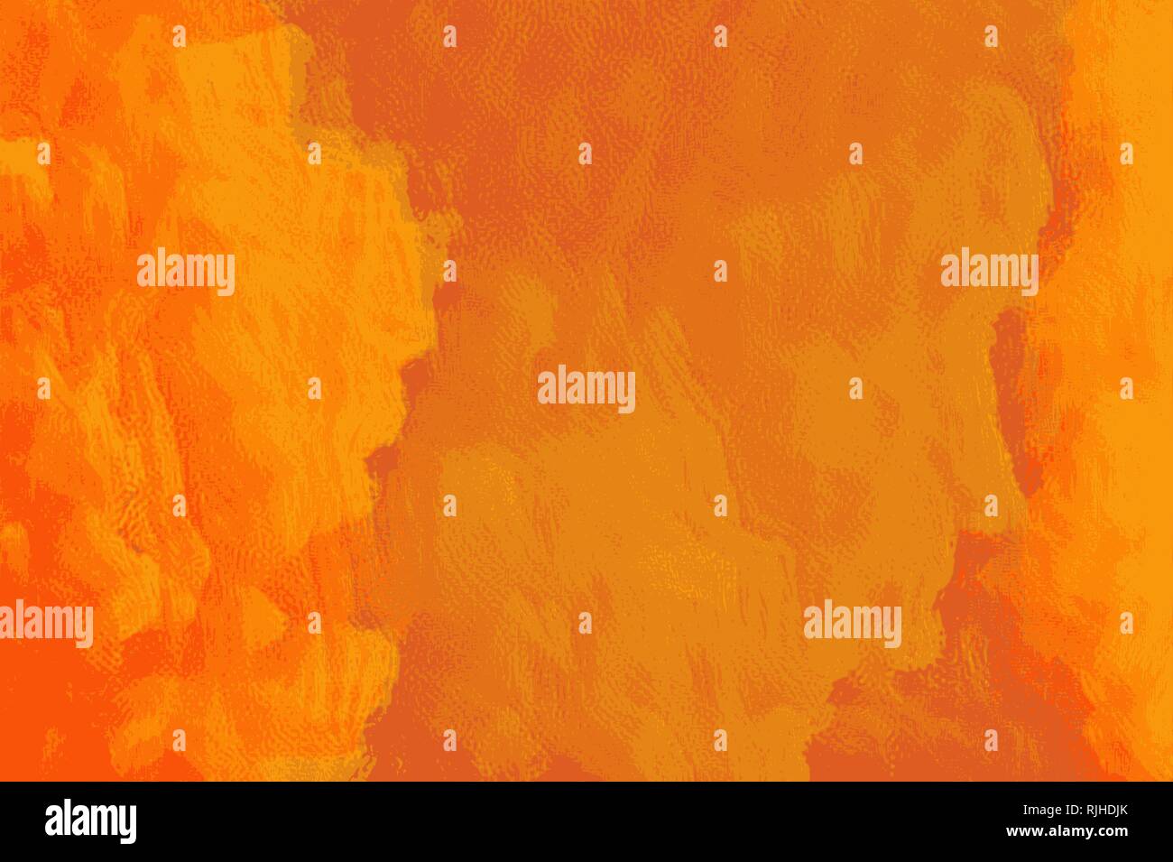 Arancione, rosso e giallo pennellate di vernice su una tela di canapa Foto  stock - Alamy