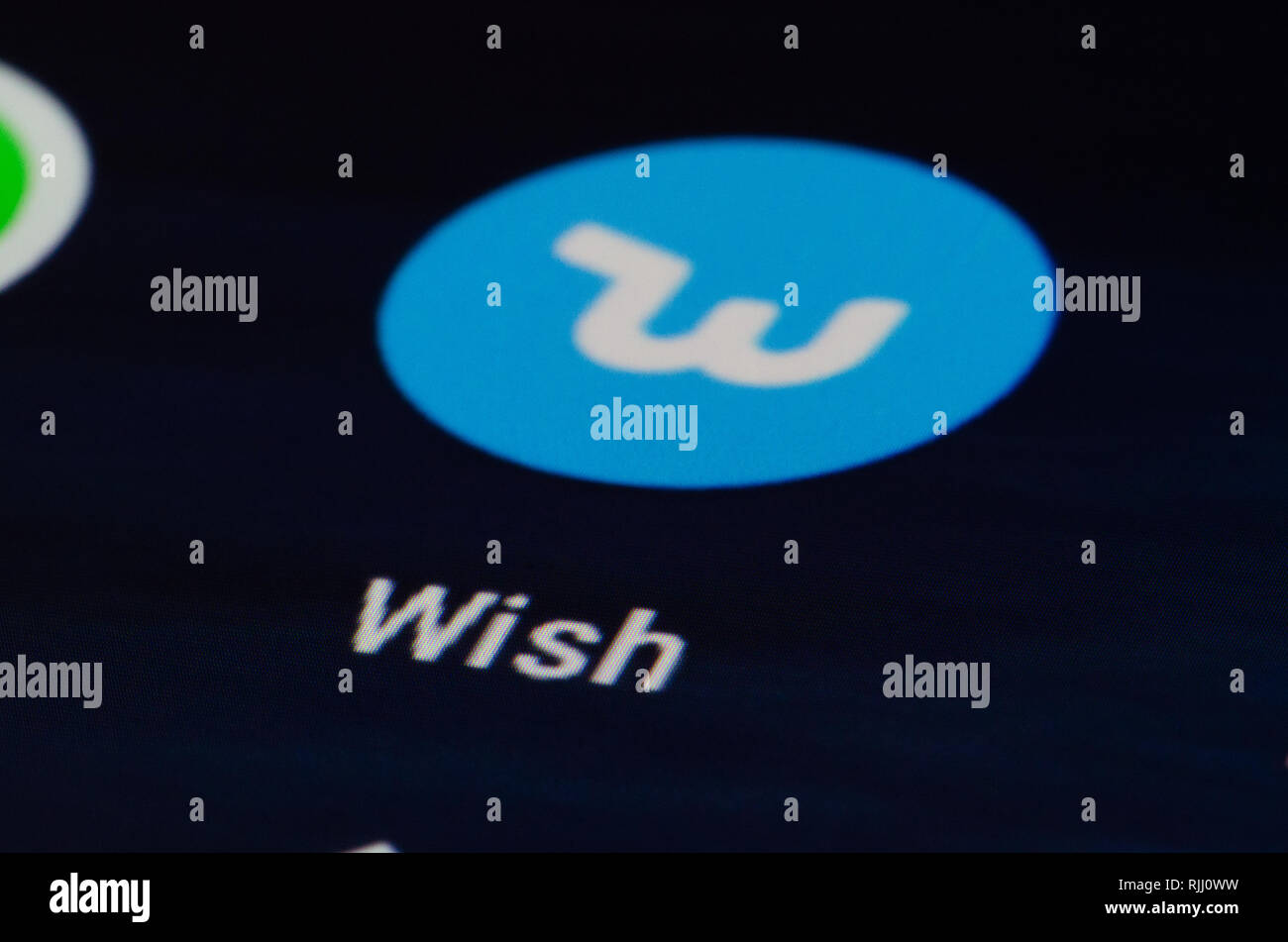 Desidero app, online azienda di e-commerce Foto Stock