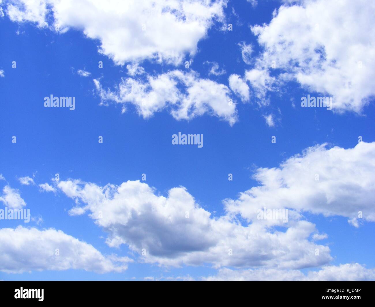 Bel cielo azzurro natura Foto Stock