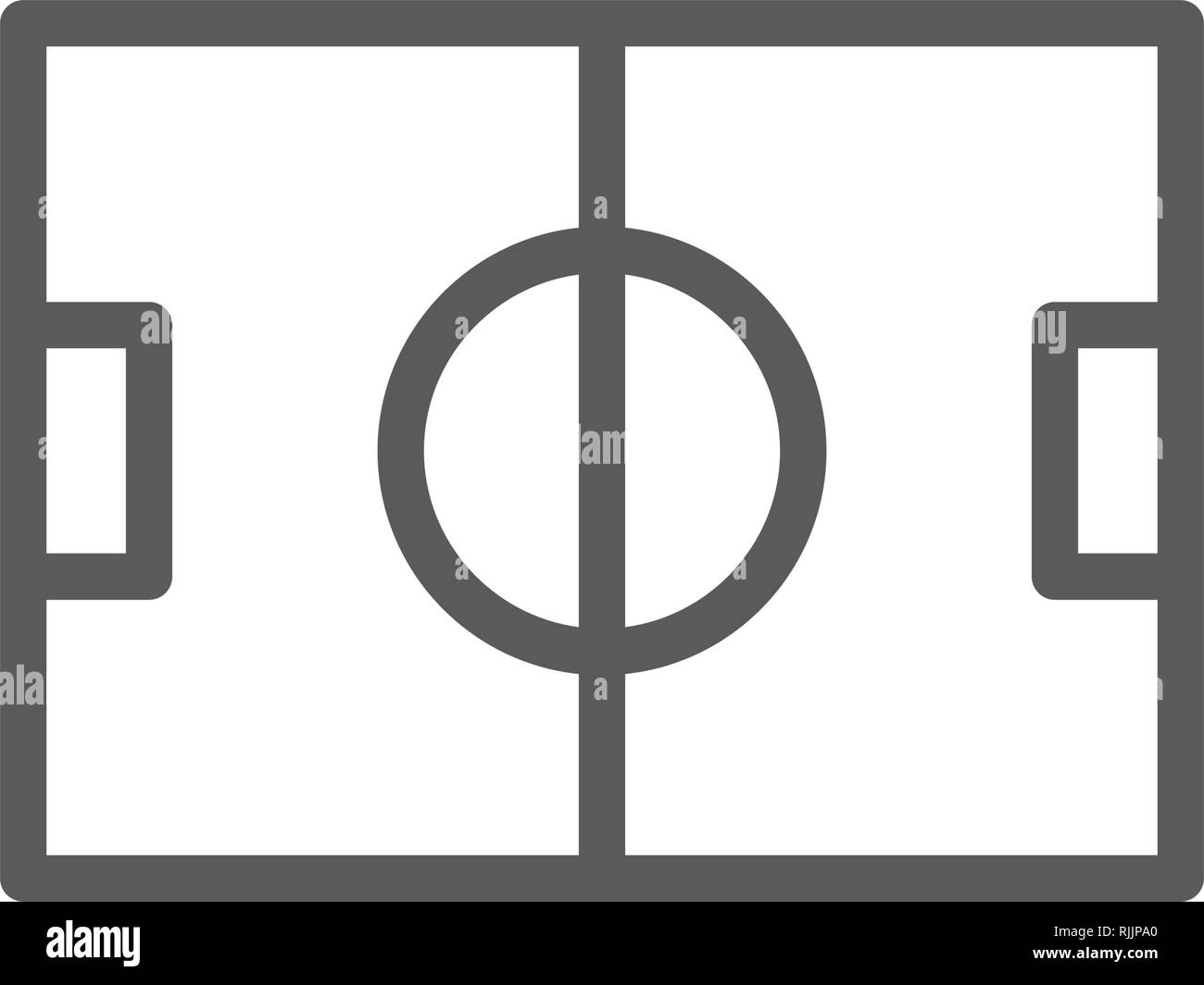 Disegno campo di calcio Foto e Immagini Stock in Bianco e Nero - Alamy