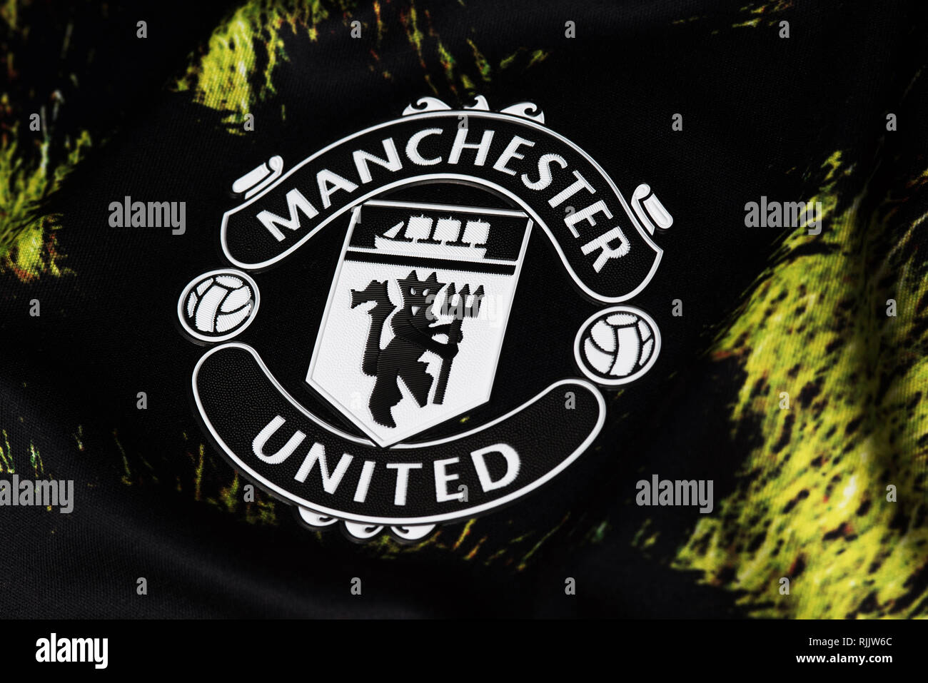 Il Manchester United EA Sports Limited Edition Jersey. Foto Stock