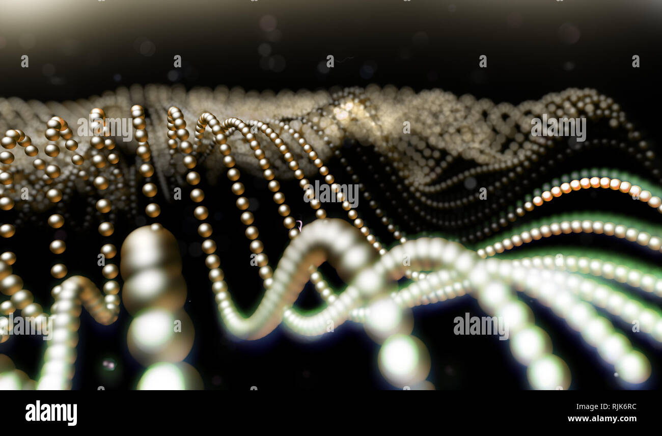 Scienza e tecnologia concetto astratto background.Scienza e tecnologia background.Business e. connessione Foto Stock