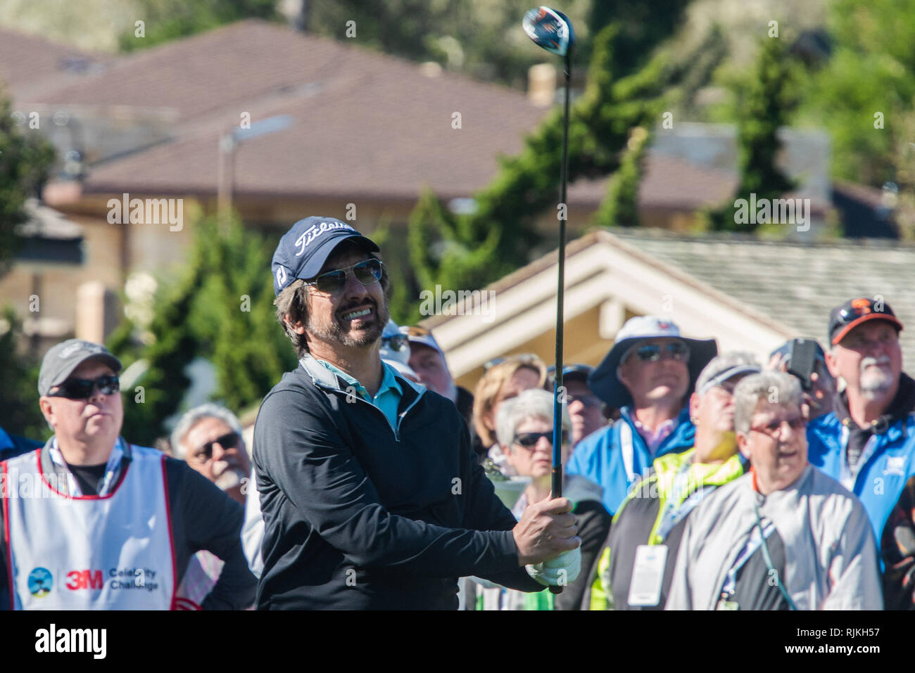 PEBBLE BEACH IN CALIFORNIA - febbraio 06: Ray Romano è visto durante il 3M Celebrity Challenge presso l'AT&T Pebble Beach Pro-Am su Febbraio 06, 2019 in Pebble Beach in California. Foto:Chris Tuite/imageSPACE/MediaPunch Foto Stock