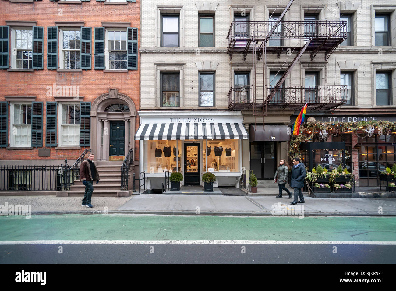 Il negozio al dettaglio di eco-friendly detergenti per lavanderia, società la lavandaia, nel quartiere di Soho di New York martedì, 29 gennaio 2019. Il lifestyle brand, fondata nel 2004, la vendita home prodotti per la pulizia è stato acquistato dalla Unilever conglomerato per la segnalazione di una somma di 100 milioni di dollari. (Â©Â Richard B. Levine) Foto Stock