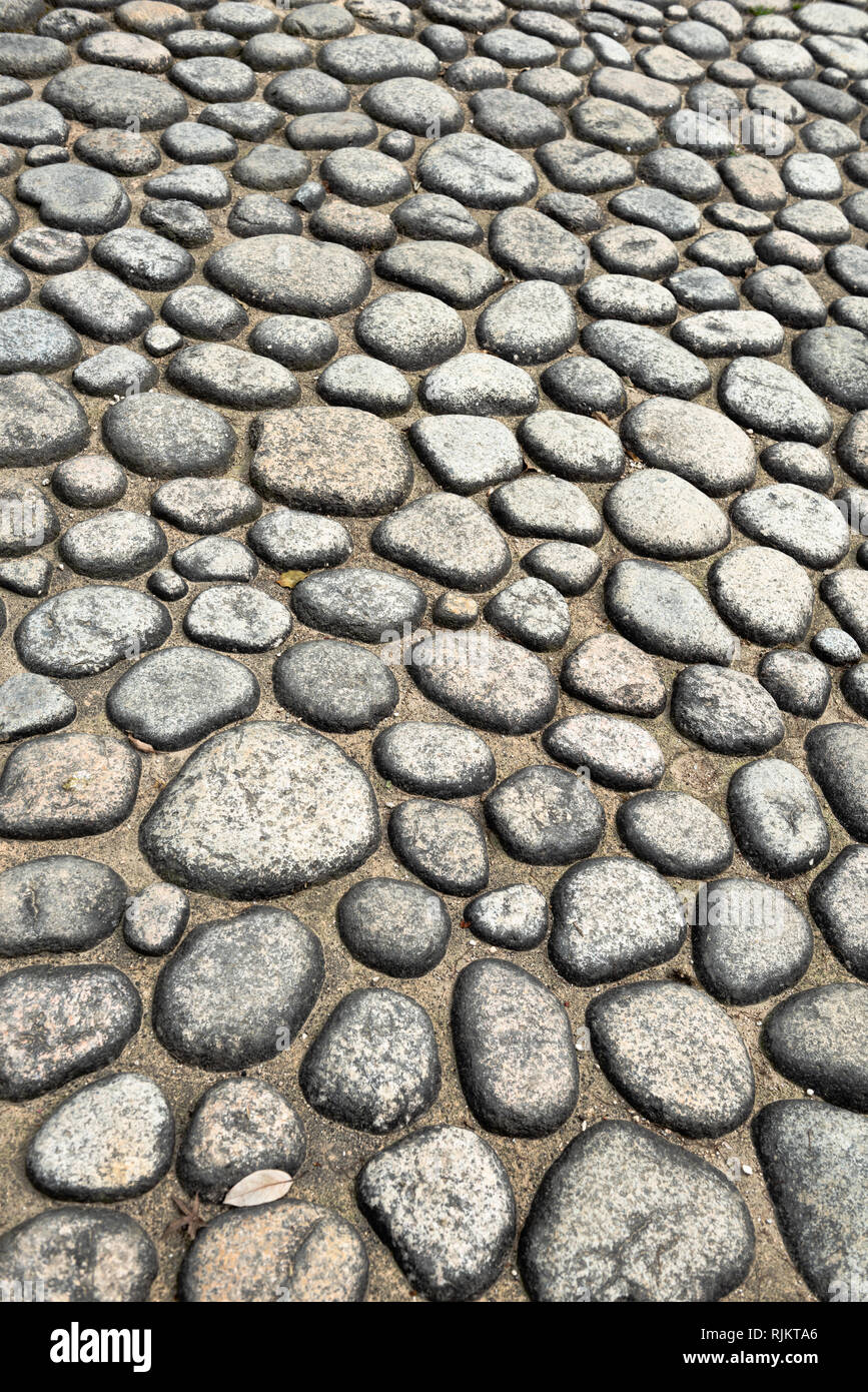 Modello del terreno in ciottoli. Foto Stock