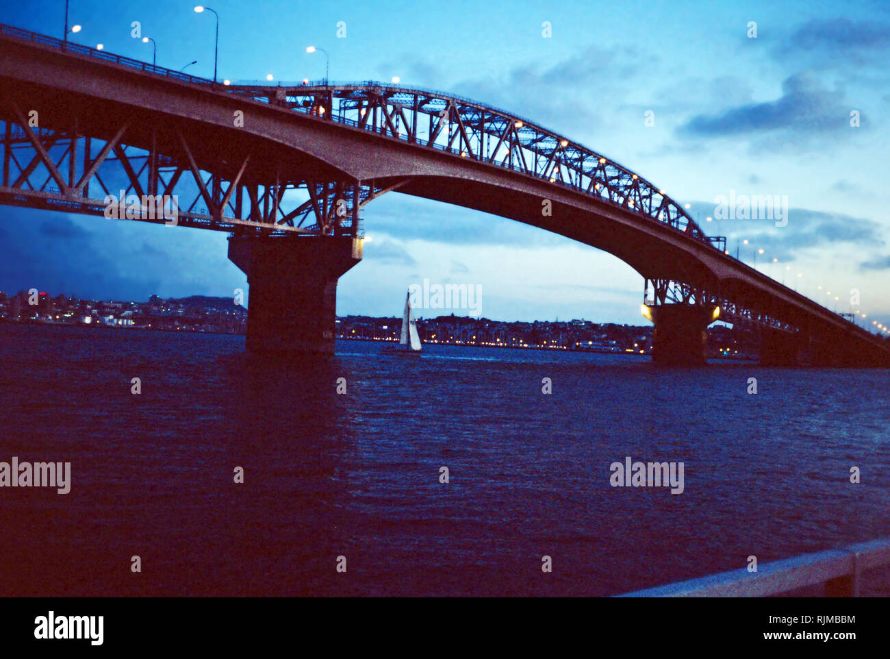 Harbour Bridge,Auckland, Nuova Zelanda Foto Stock