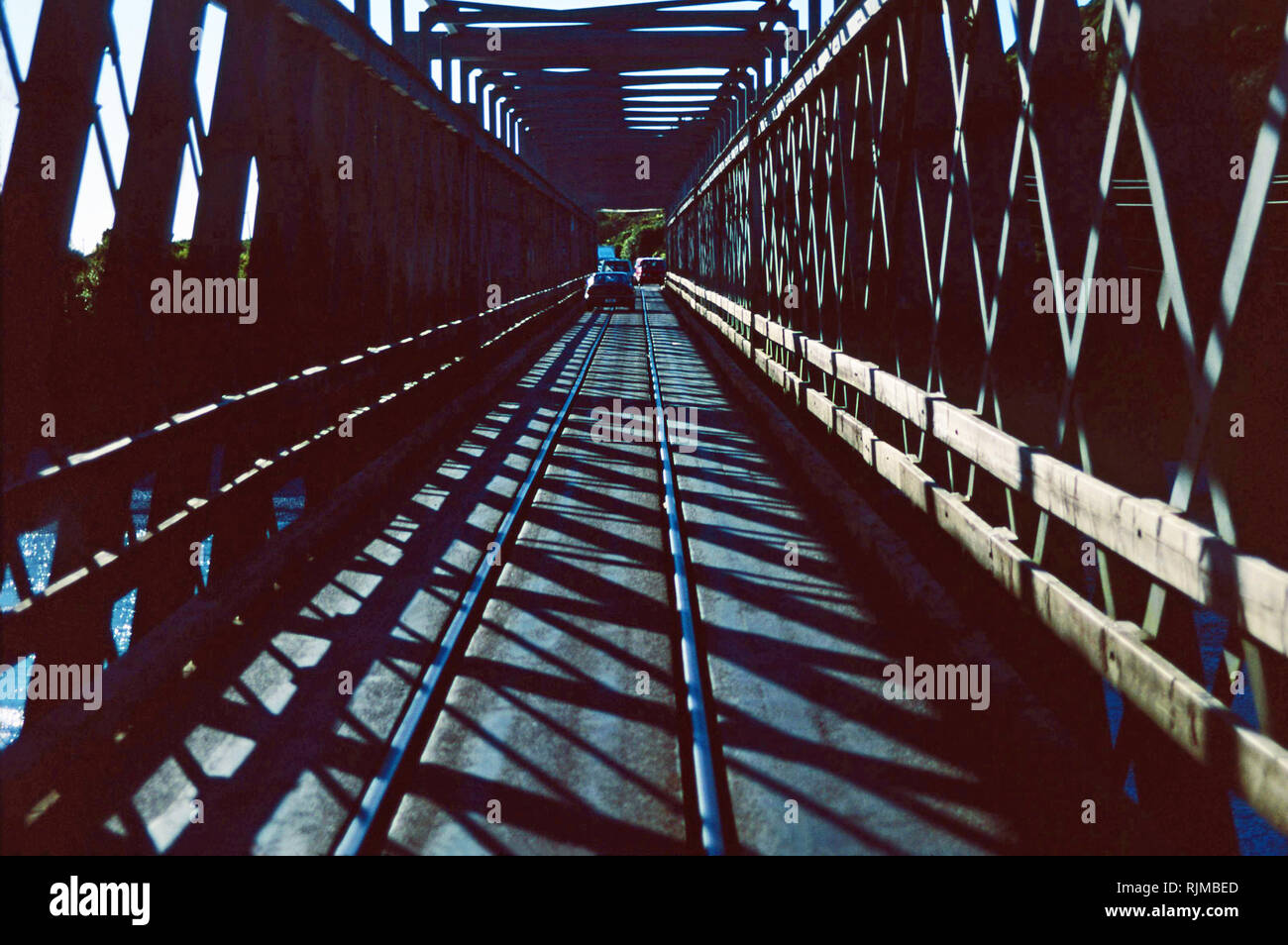 Duplice scopo una corsia ponte,Nuova Zelanda Foto Stock