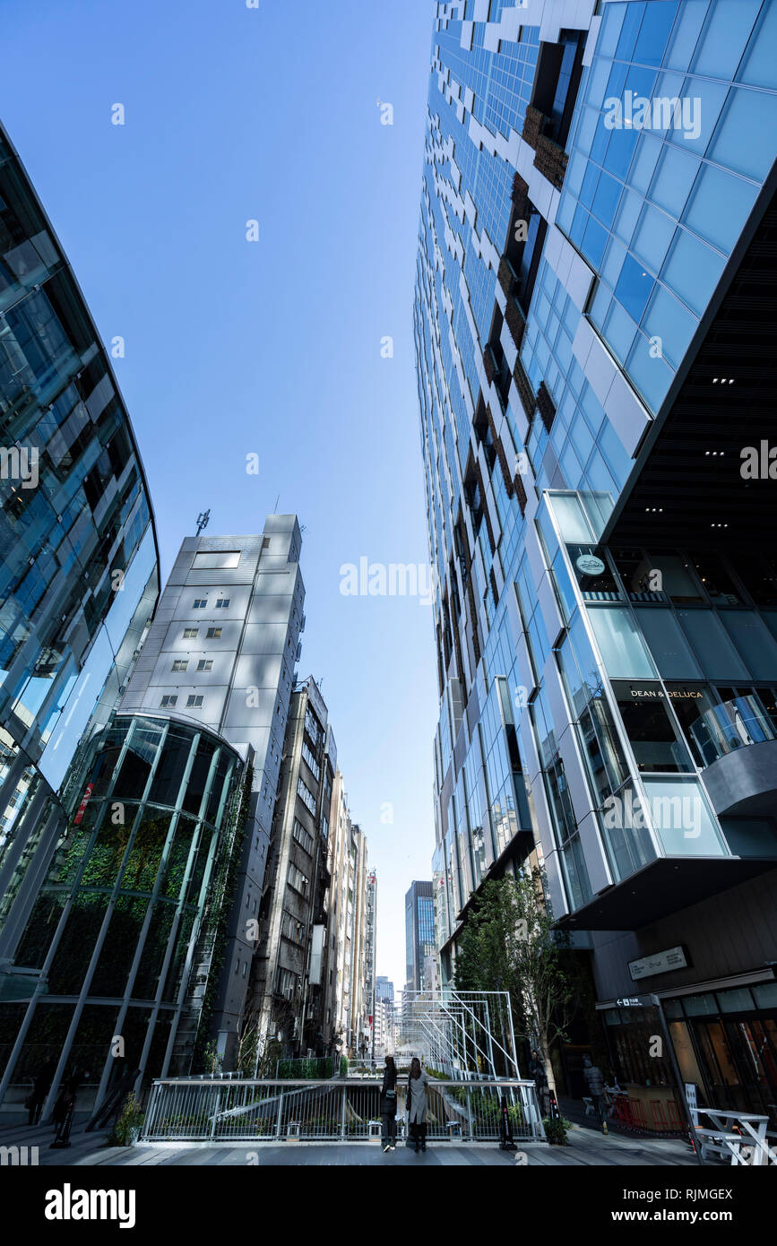 Flusso di Shibuya, Shibuya-Ku, Tokyo, Giappone Foto Stock