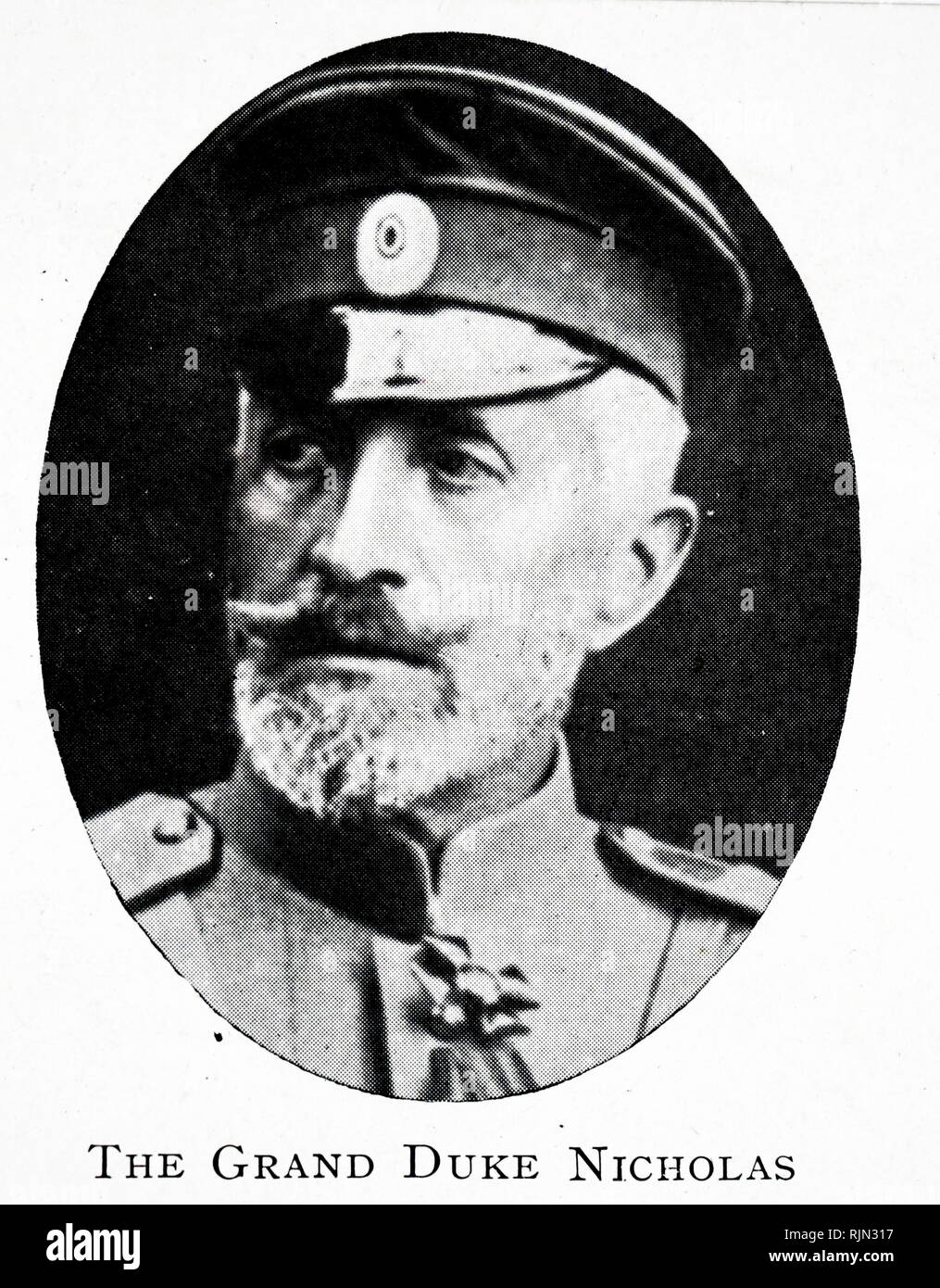 Il Granduca Nicola di Russia (1856-1929). Il comandante in capo dell'esercito russo contro Austria e Germania e nel Caucaso 1915-17 Foto Stock