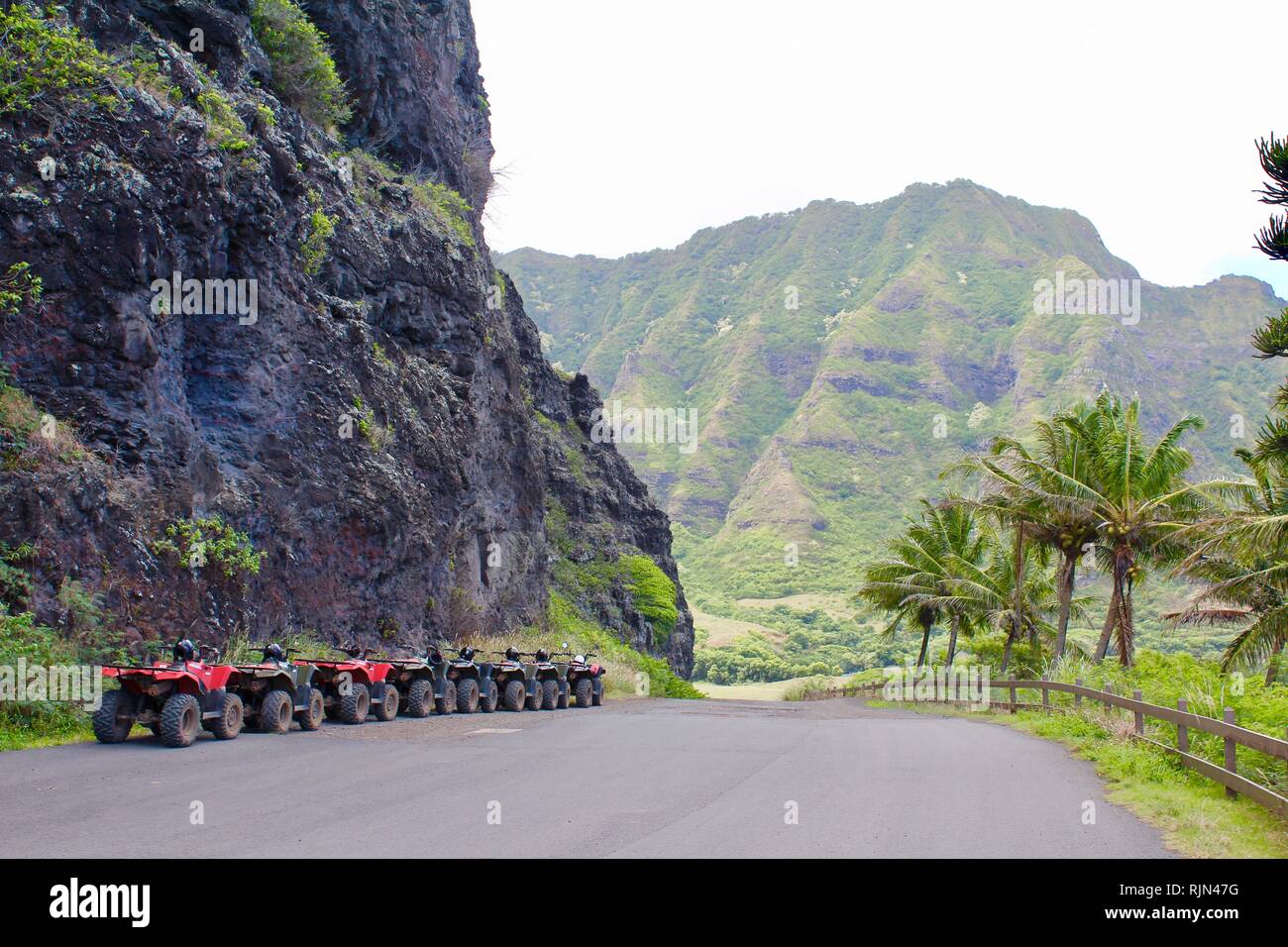 Escursione ATV Foto Stock