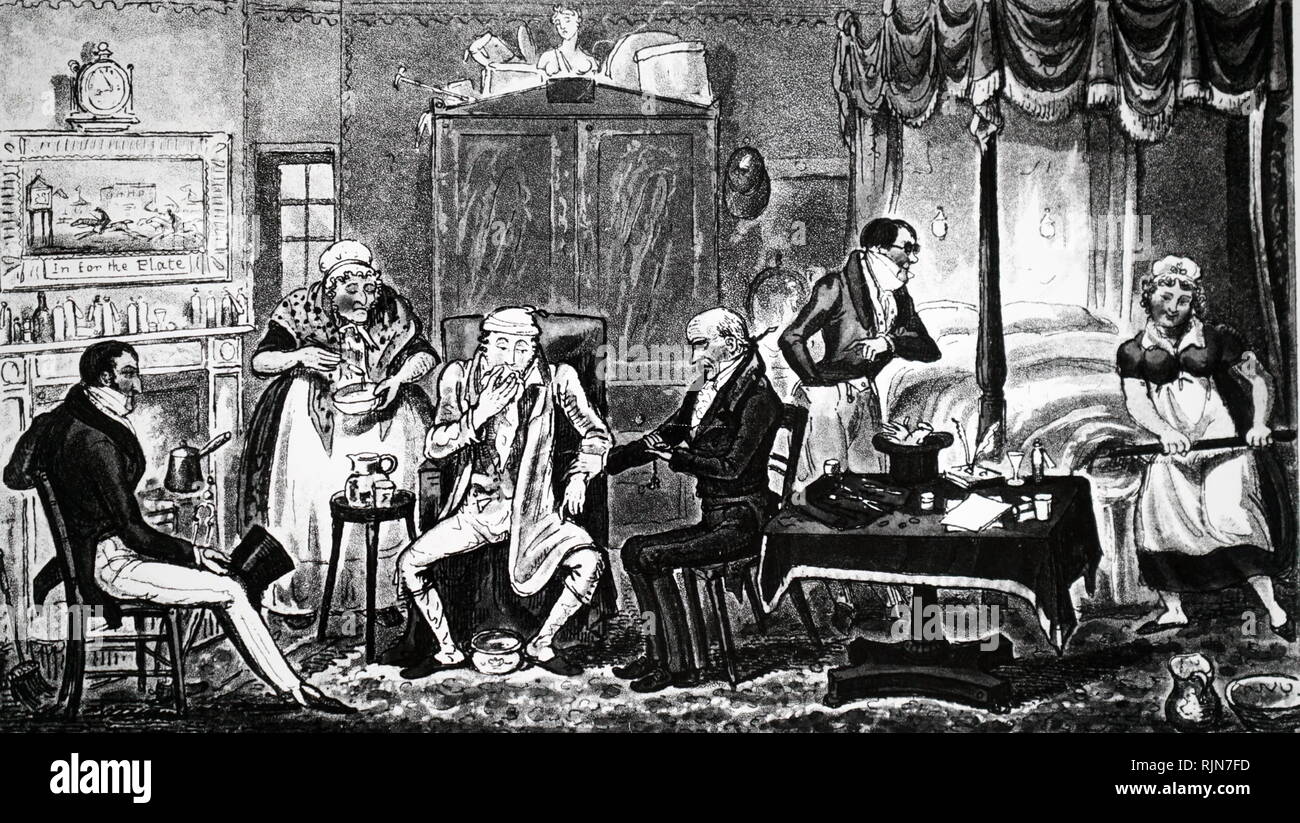 Illustrazione che mostra Gentleman di essere servito con la sua cena davanti al fuoco in una locanda di 'Best Parlor" 1877 Foto Stock