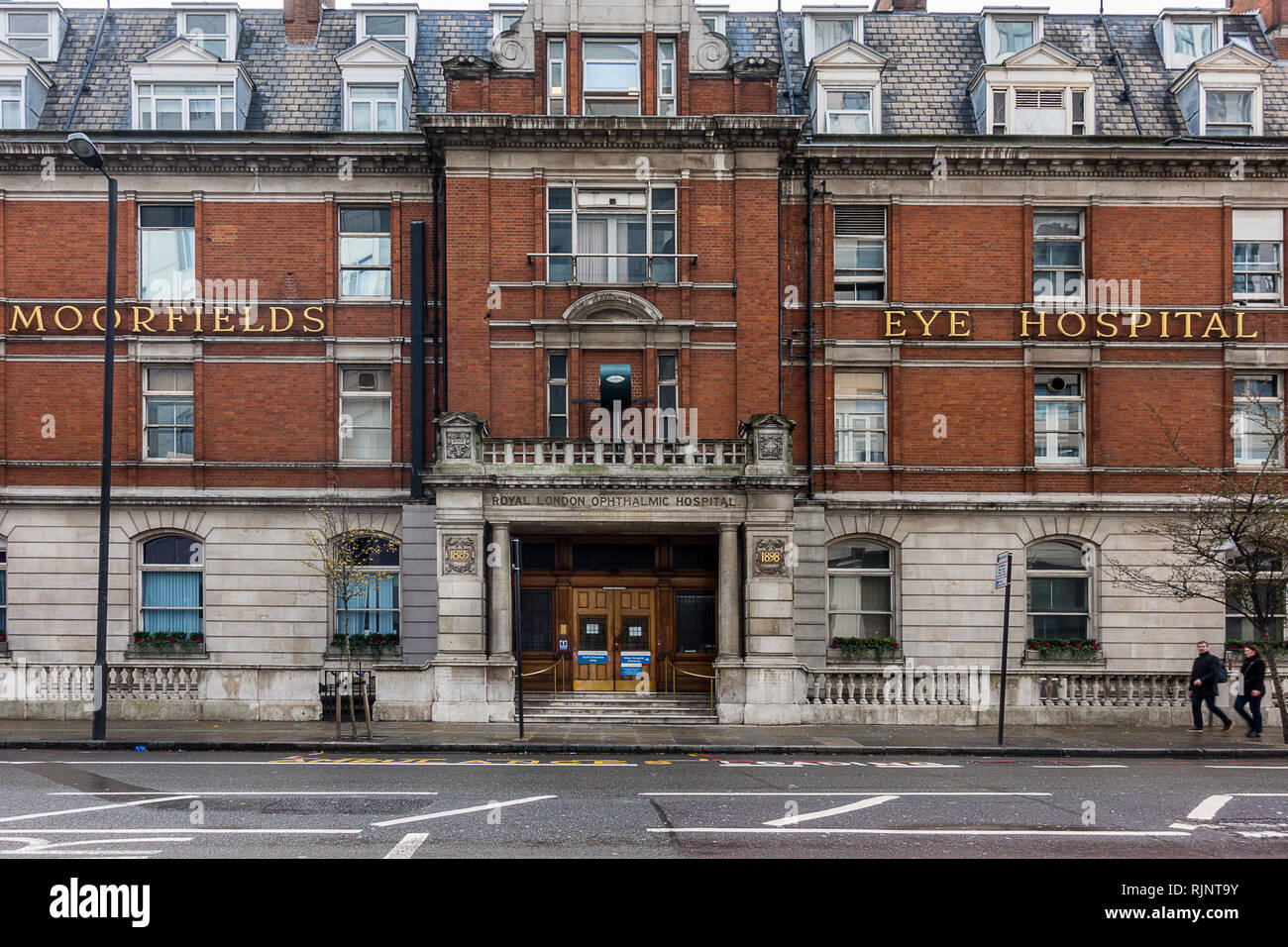 Moorfilds Eye Hospital in Shoreditch Londra Foto Stock