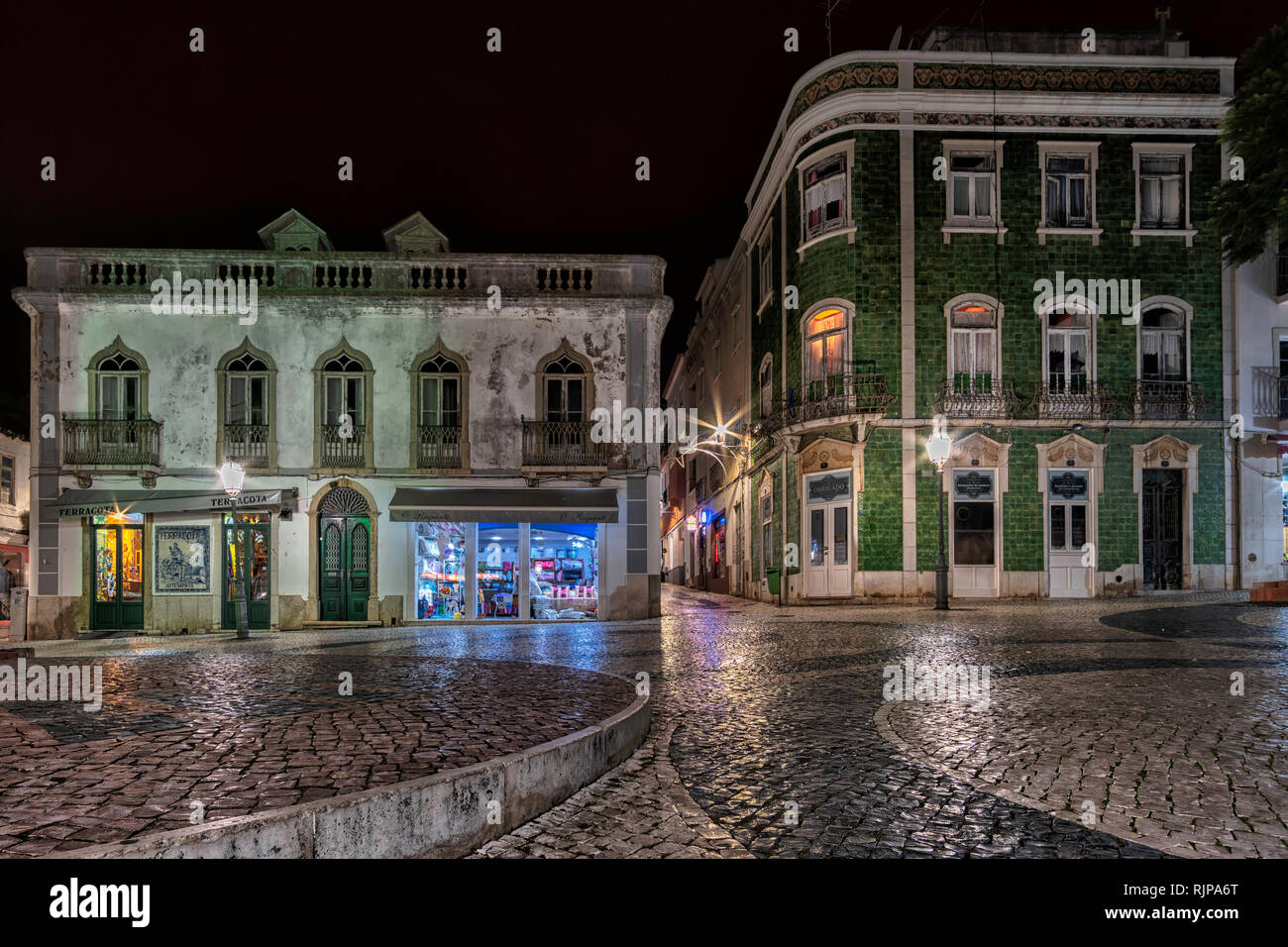 Hippie città centro della città di Lagos corner street Foto Stock