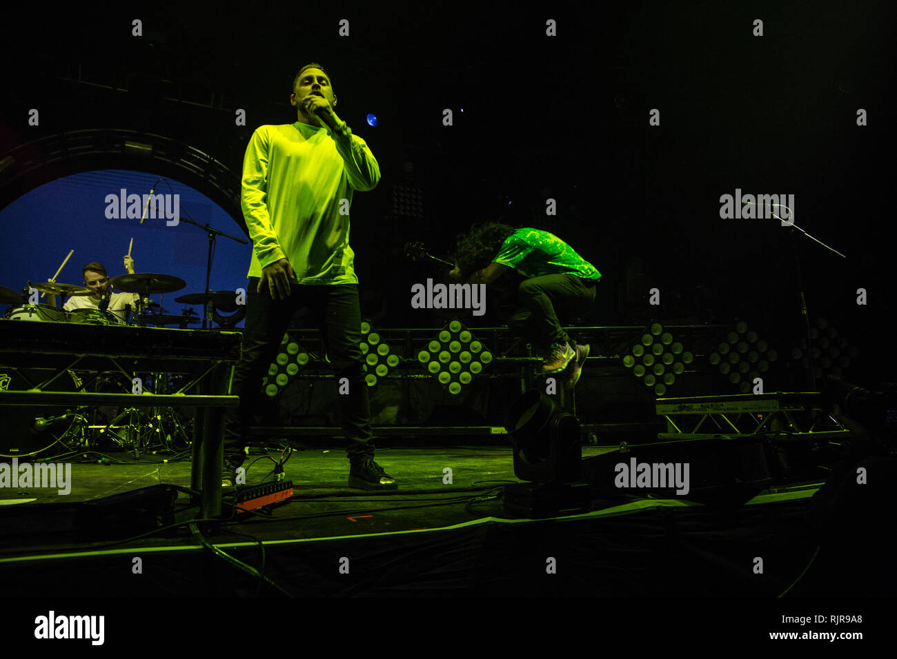 Problemi live at o2 magazzino Victoria Febbraio 2019 Foto Stock